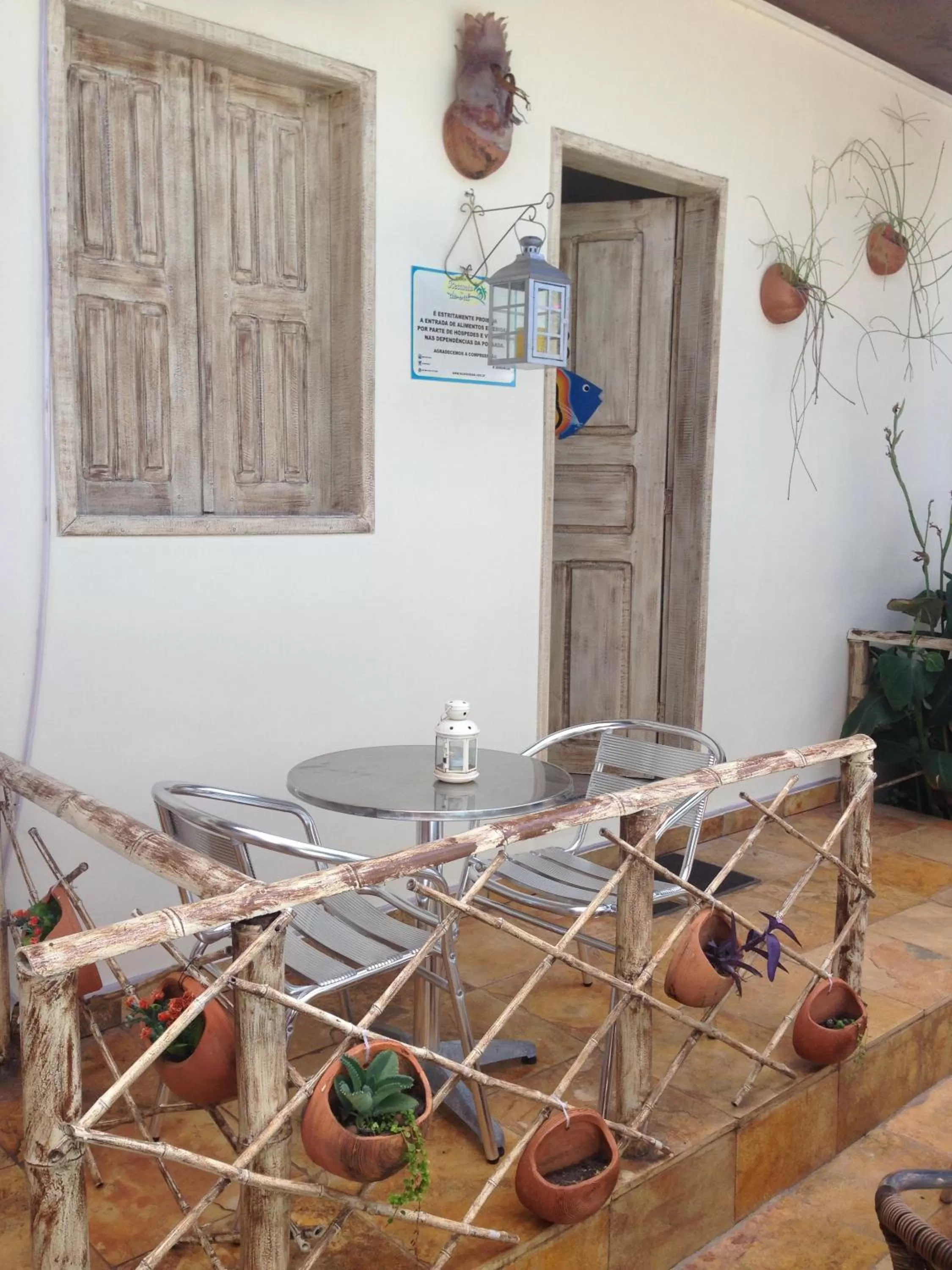 Patio in Pousada Recanto do Sal