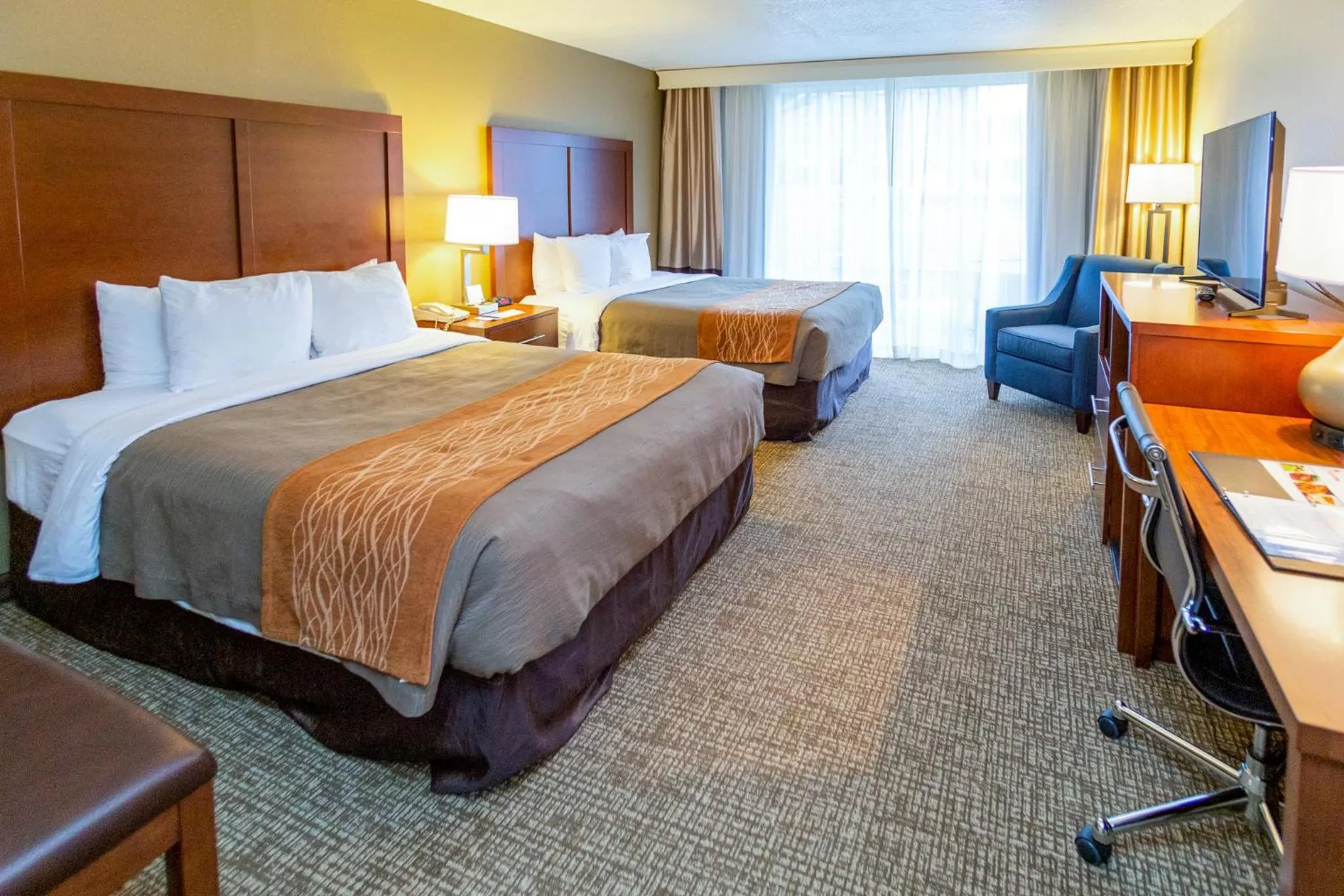 Bed in Comfort Inn Salt Lake City Downtown