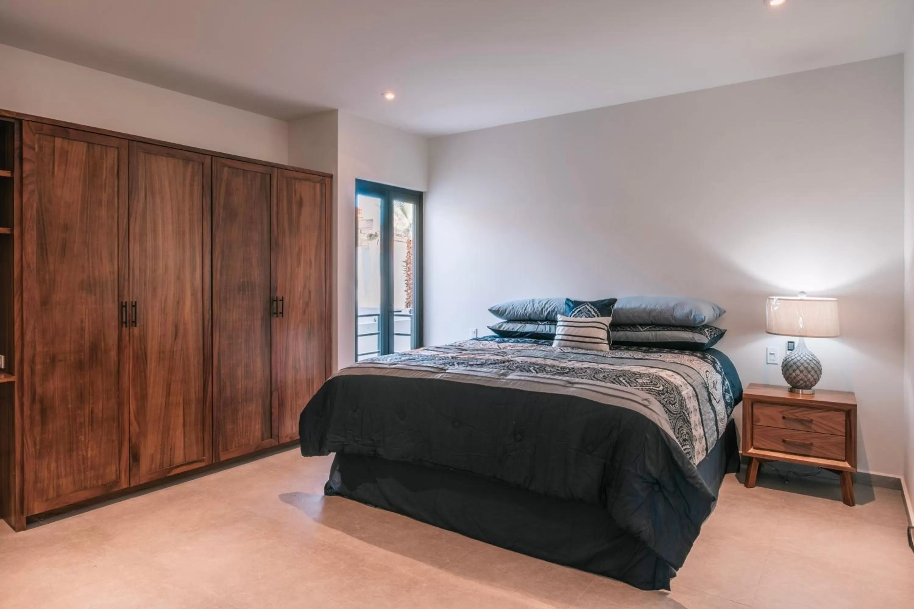 Bed in Cerritos Surf Residences