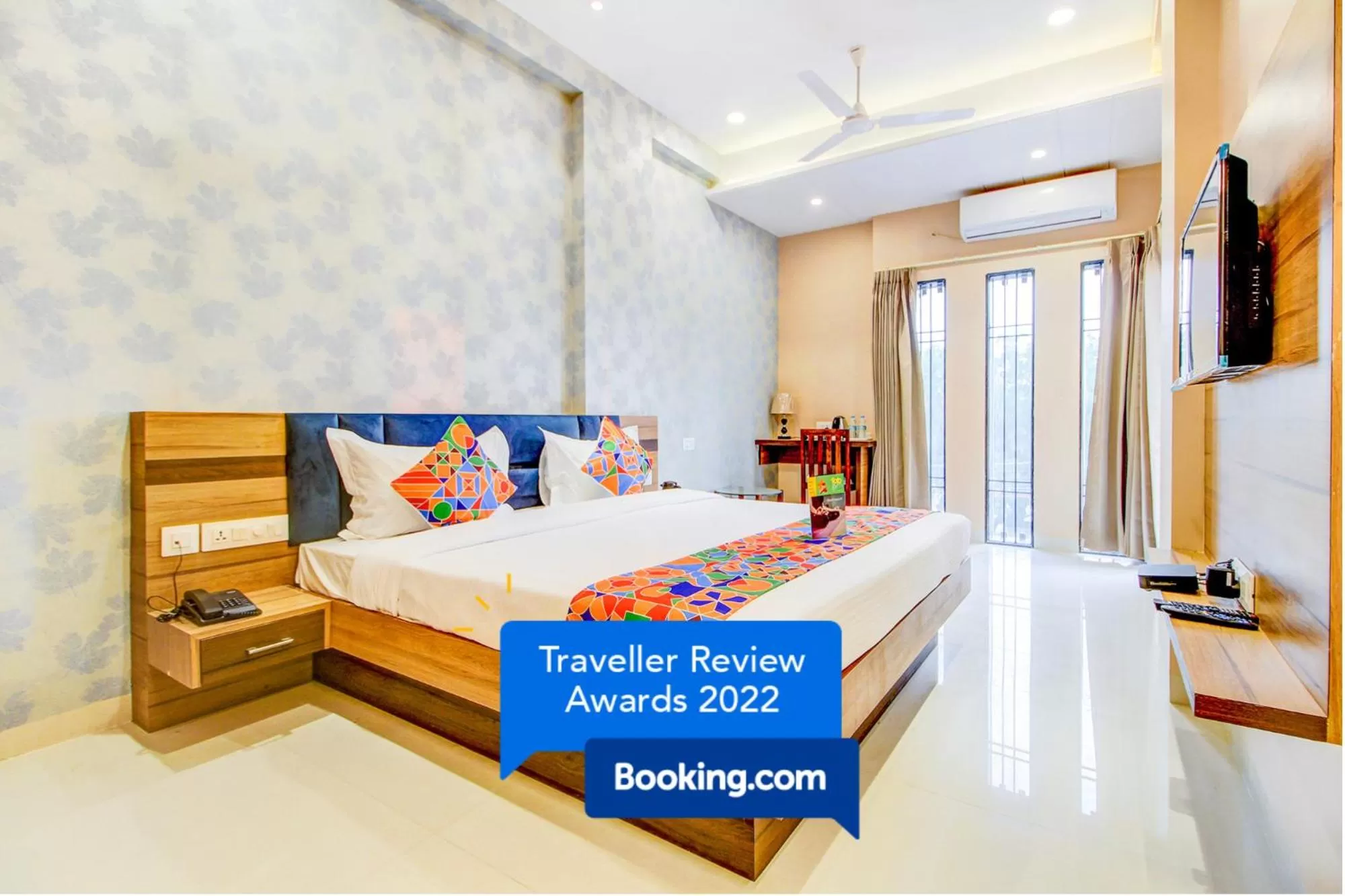 Bedroom, Bed in FabHotel 7th Crossing