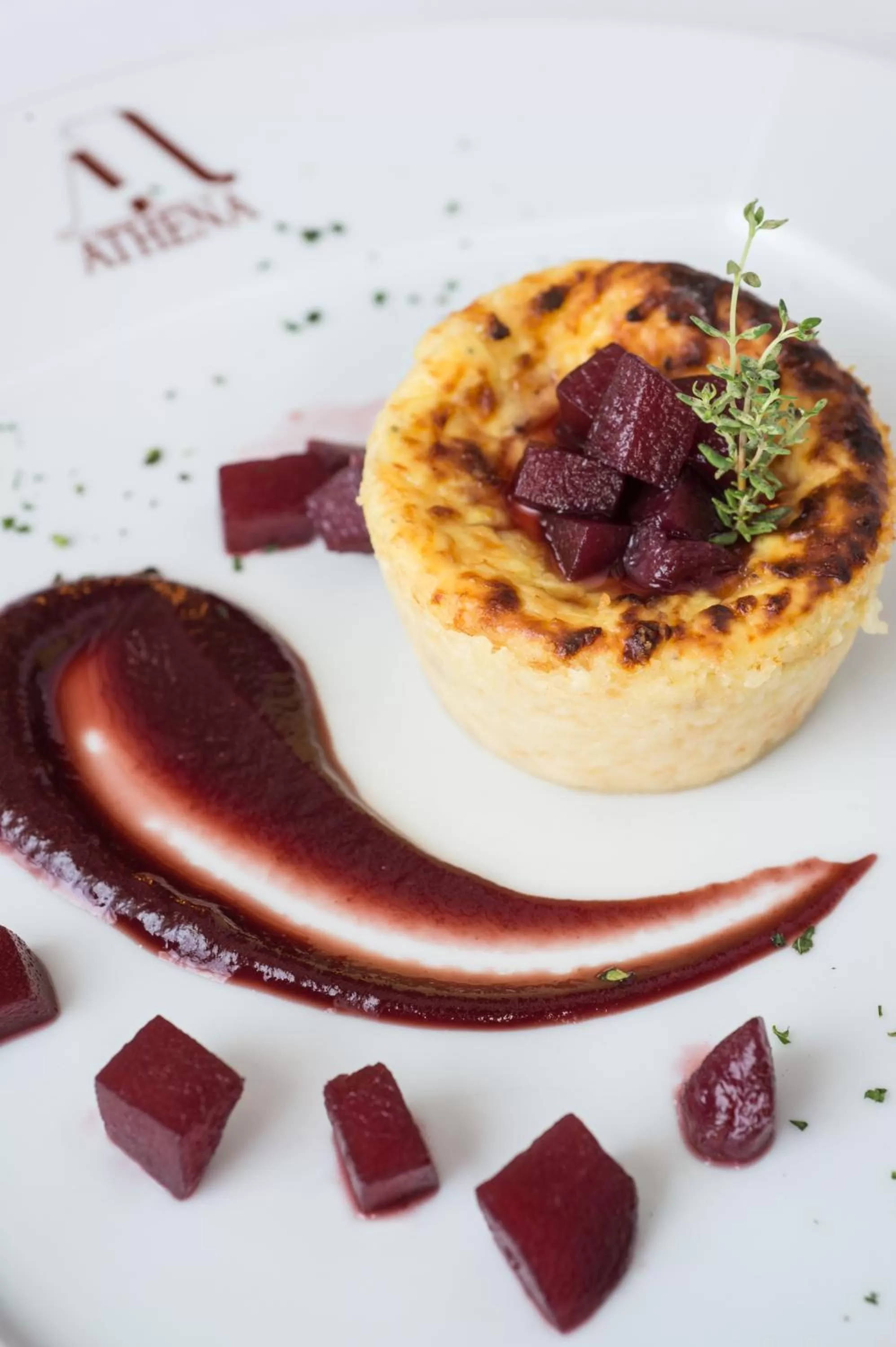 Food close-up in Hotel Athena