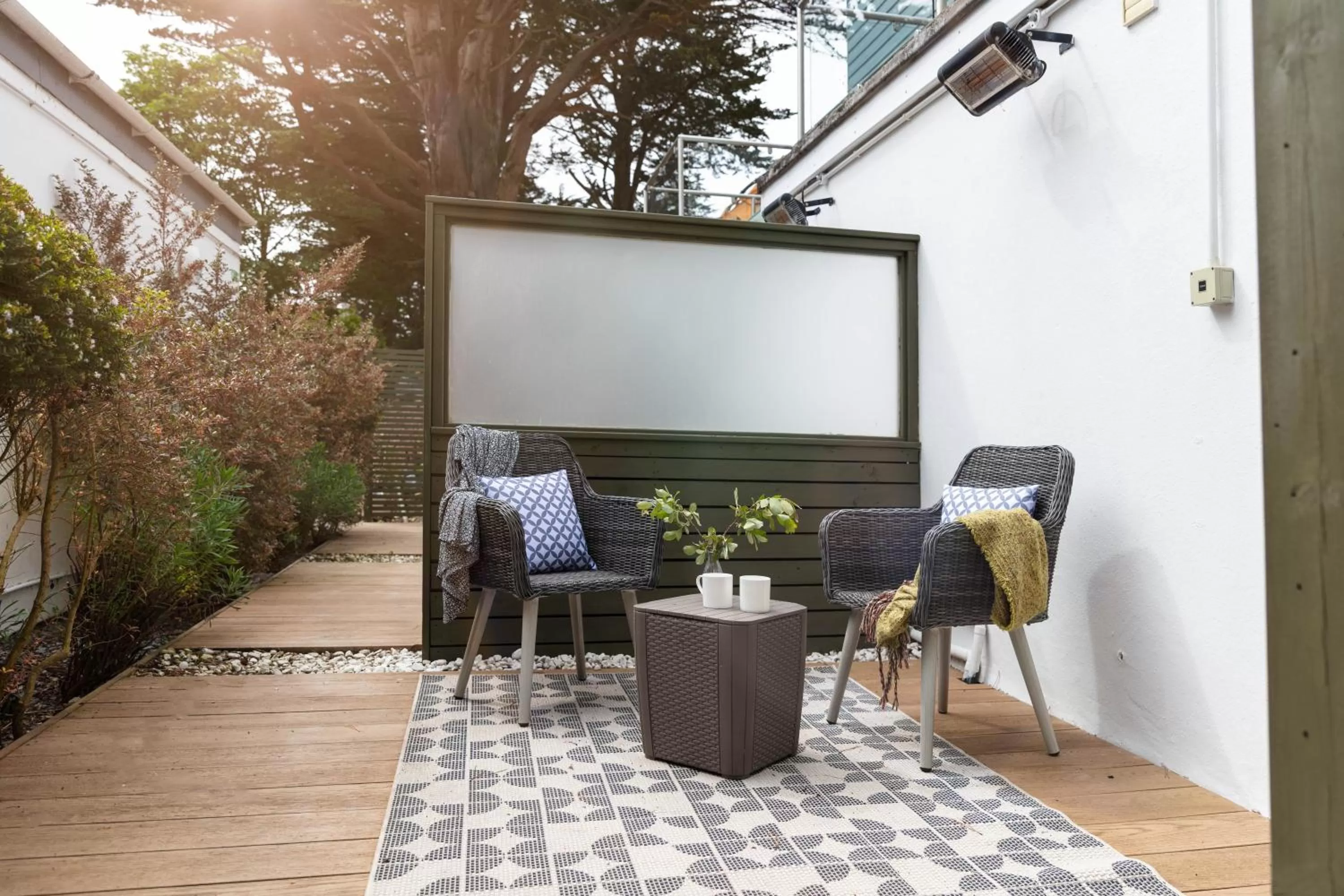 Patio in St Michaels Resort, Falmouth