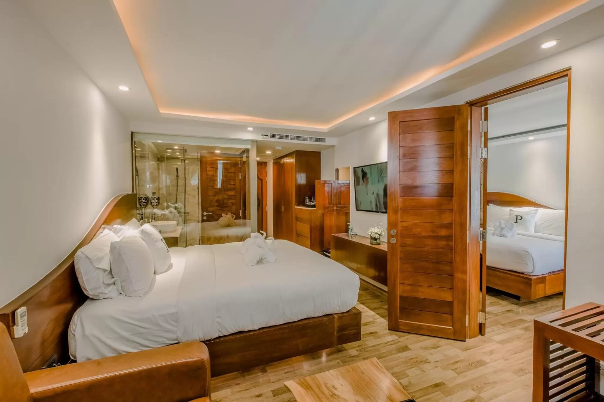 Bedroom, Bed in The Privilege Hotel Ezra Beach Club