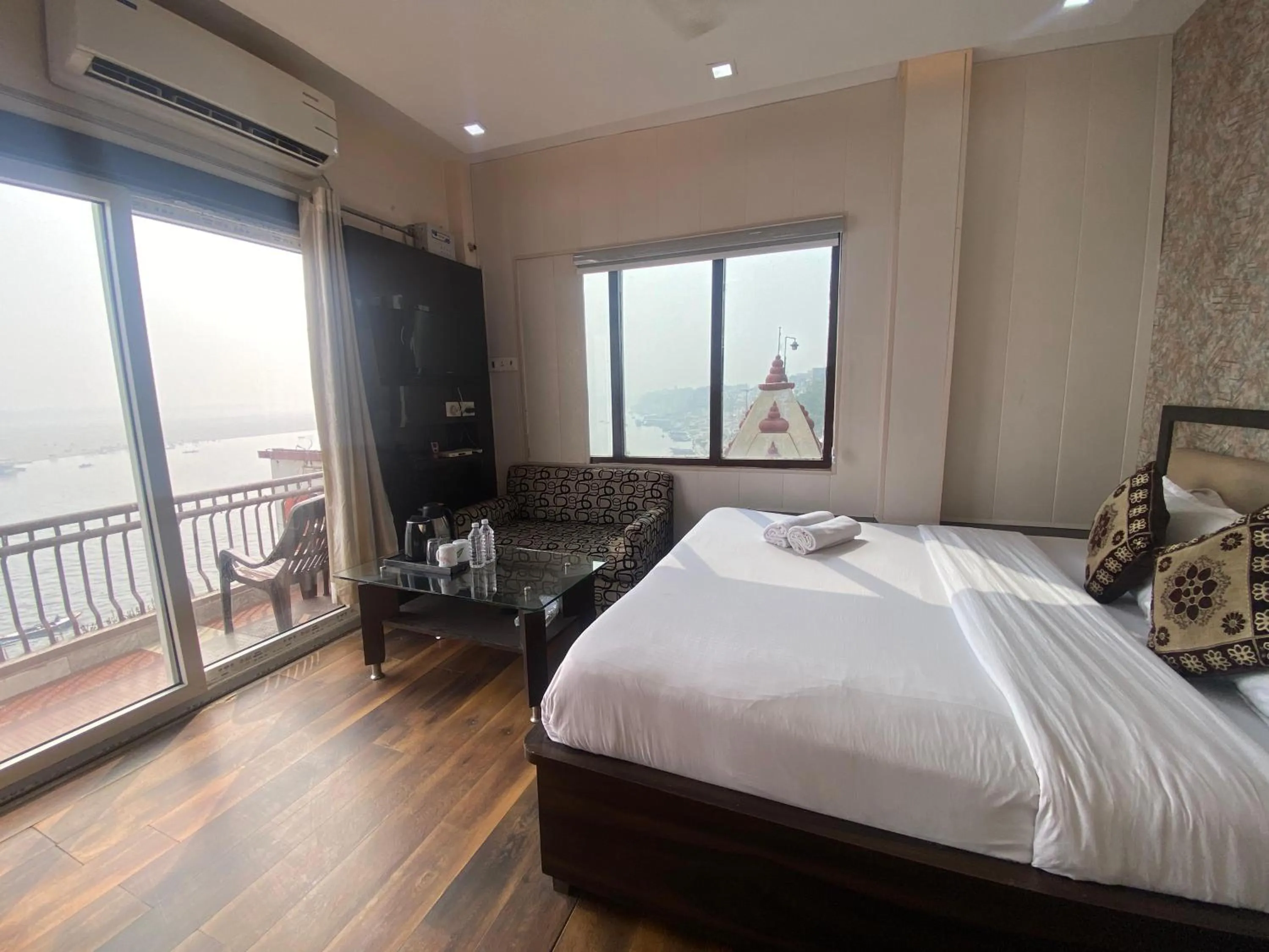 View (from property/room) in Hotel Sita (place on the heritage ghats of benaras)