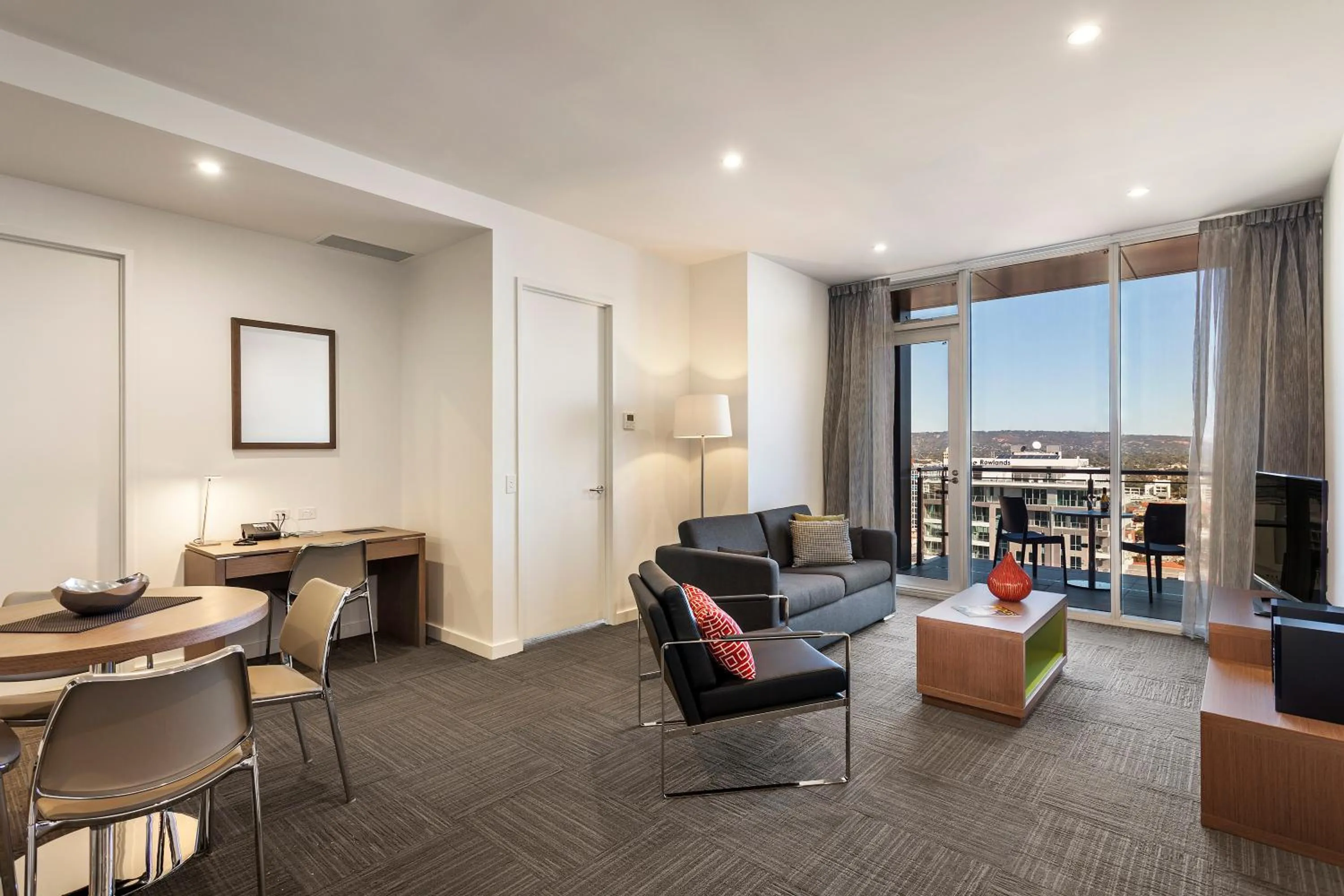 Living room in Quest on Franklin