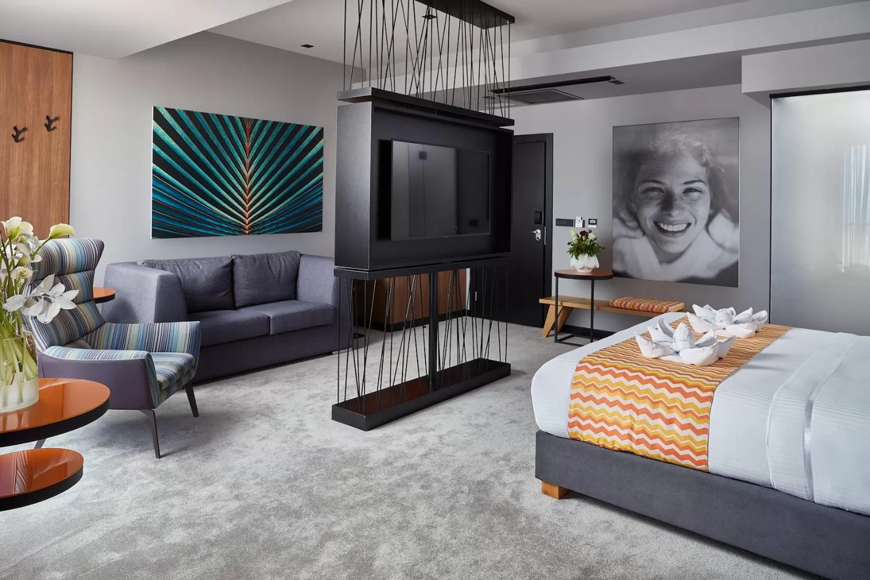 Photo of the whole room, Bed in Panoramika Design Hotel