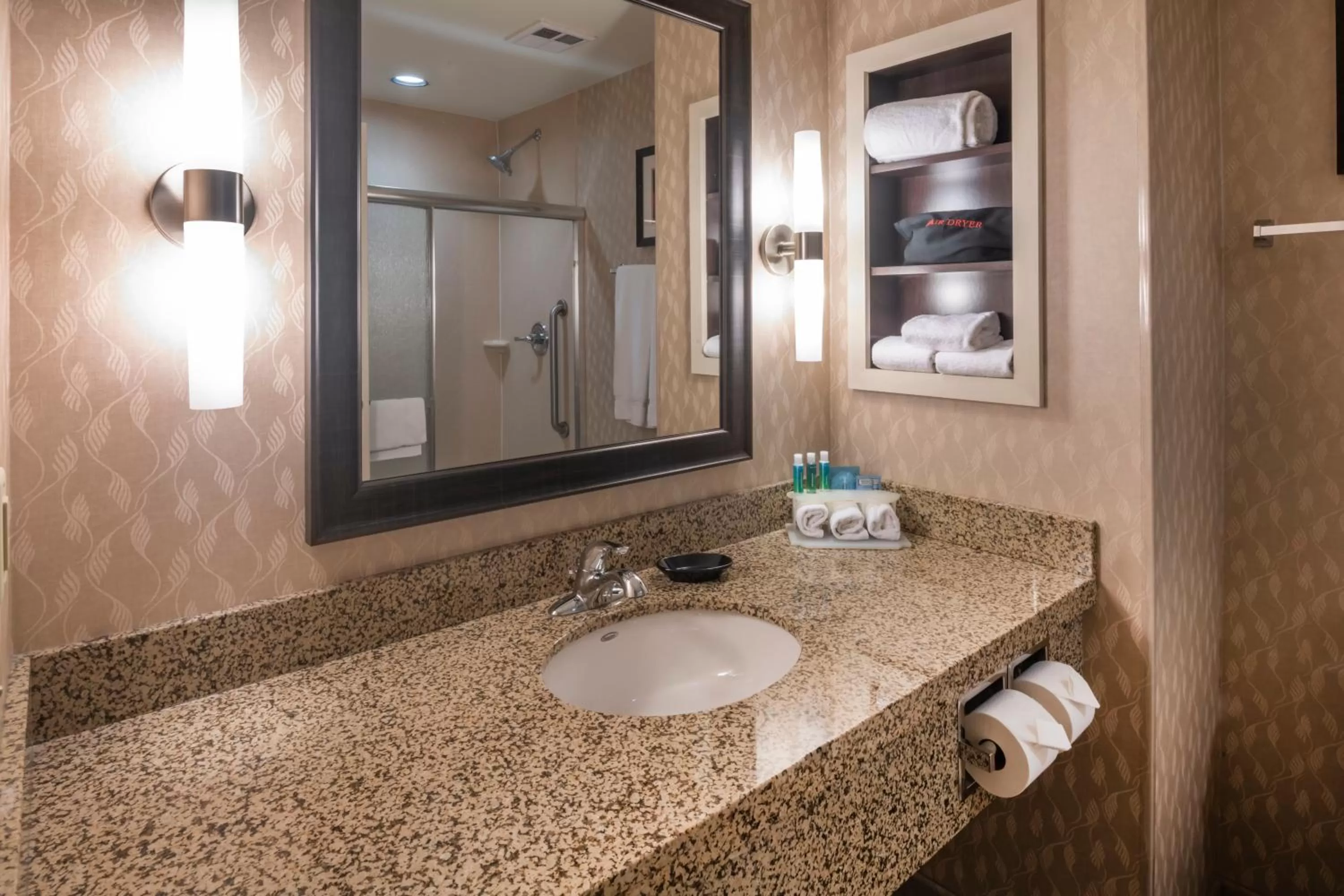 Bathroom in Holiday Inn Express Hays by IHG