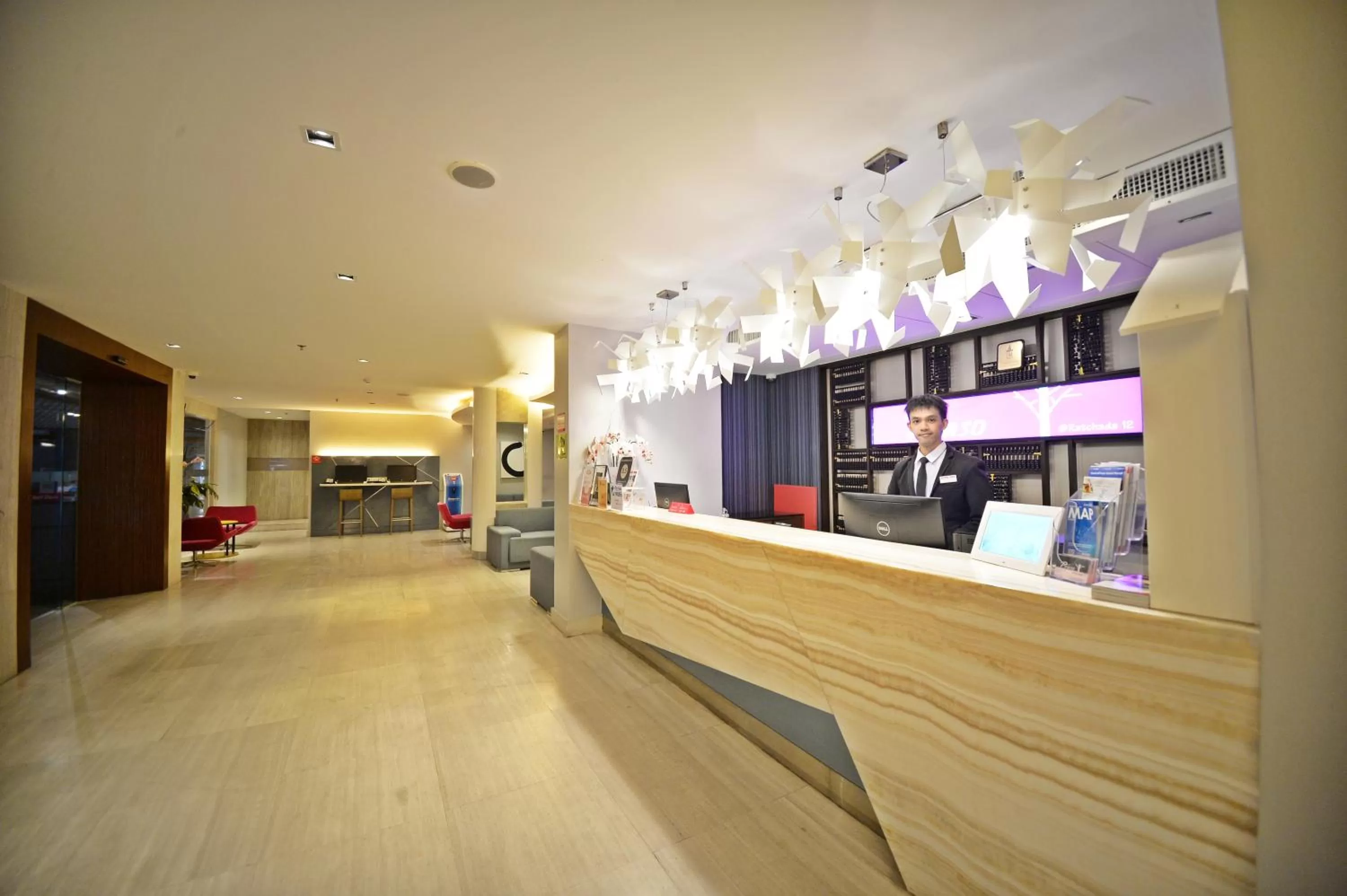 Lobby or reception in Praso@Ratchada12