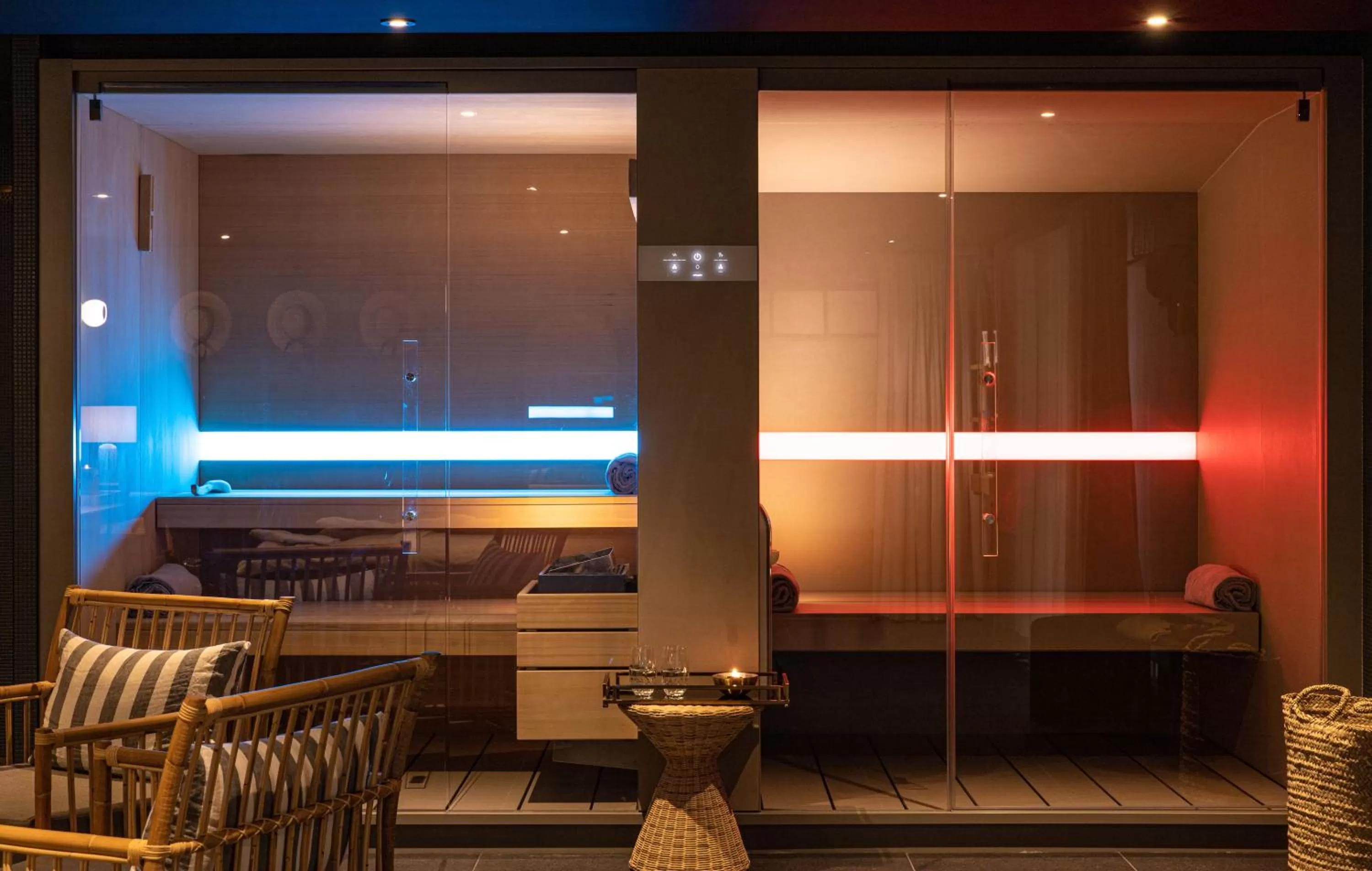 Sauna in Le Celtique & Spa