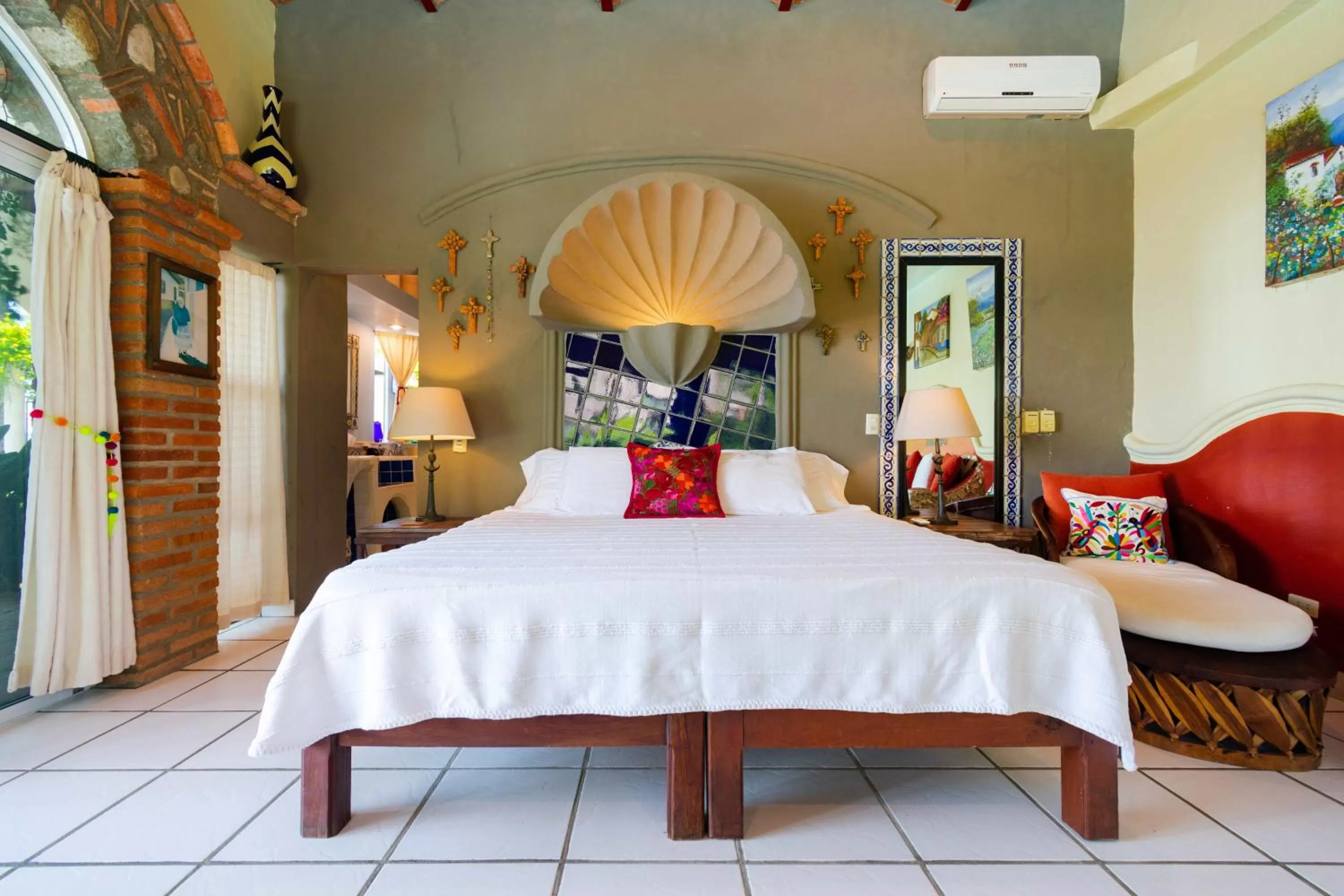 Bed in Villas Jardin Del Mar