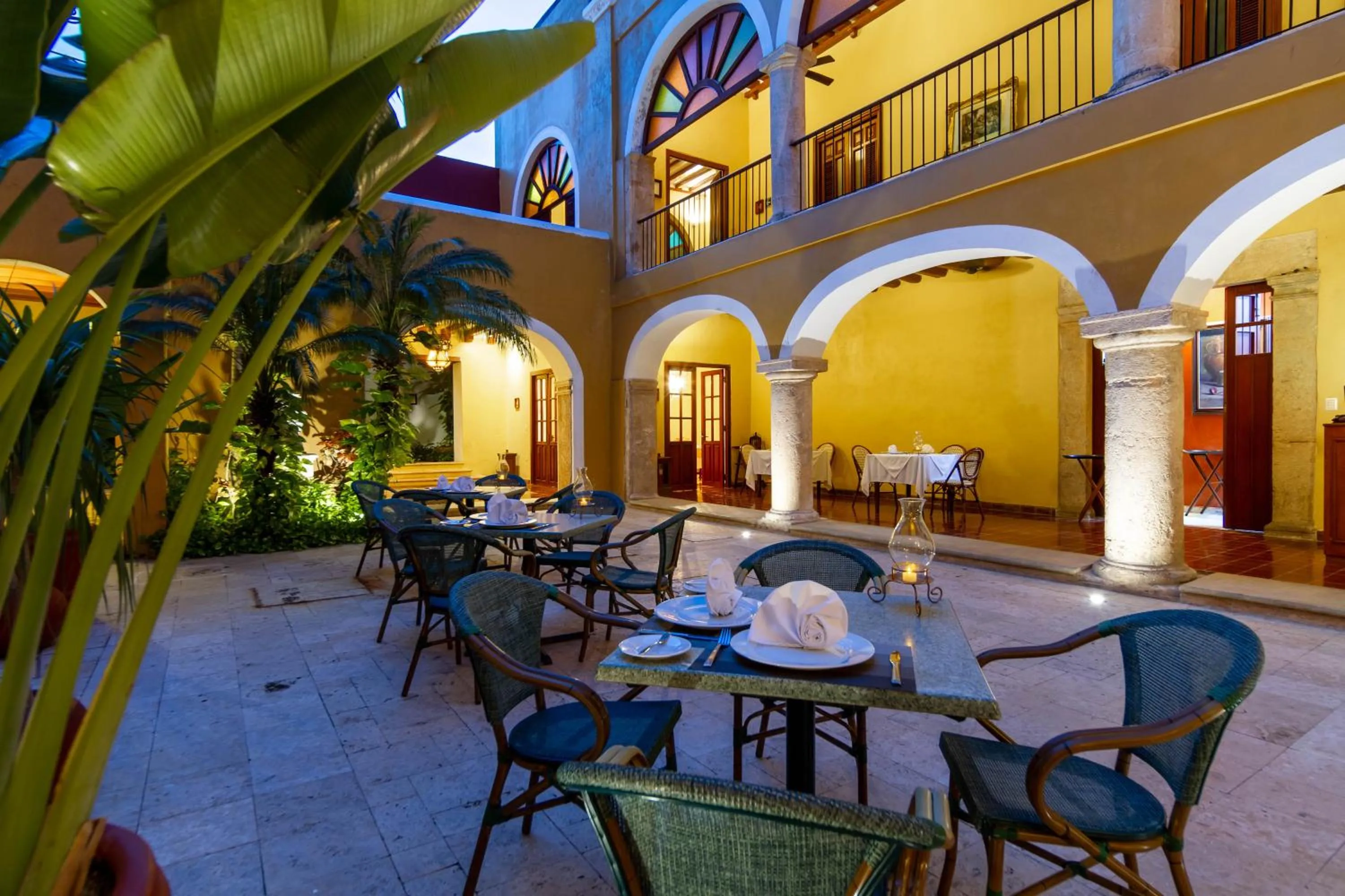 Patio in Hotel Boutique Casa Don Gustavo, Campeche