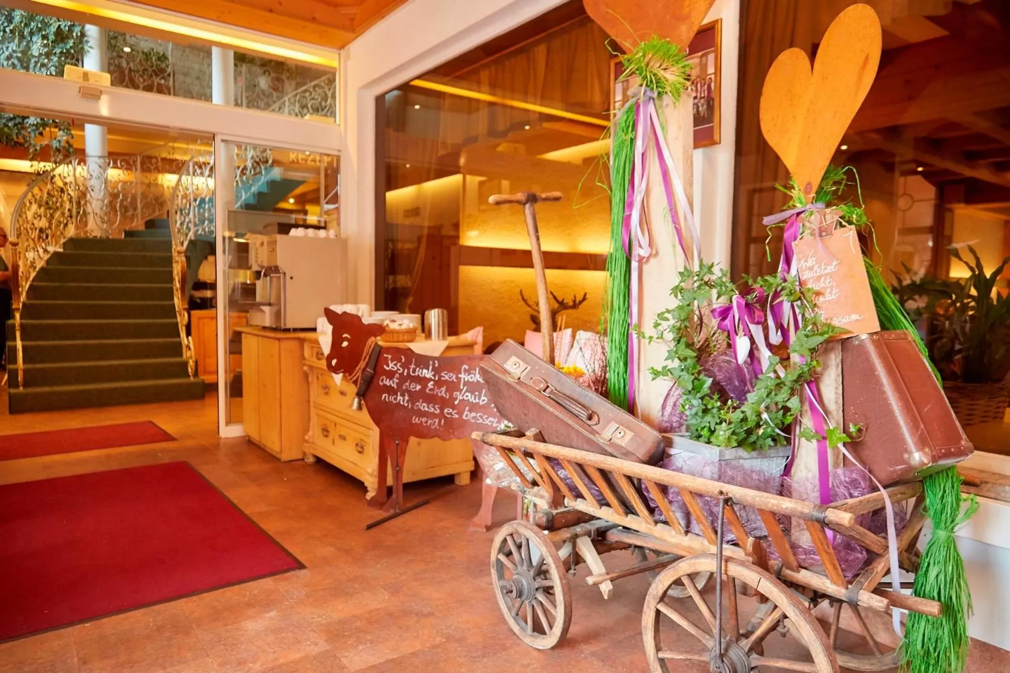 Lobby or reception in Hotel Am Kamin