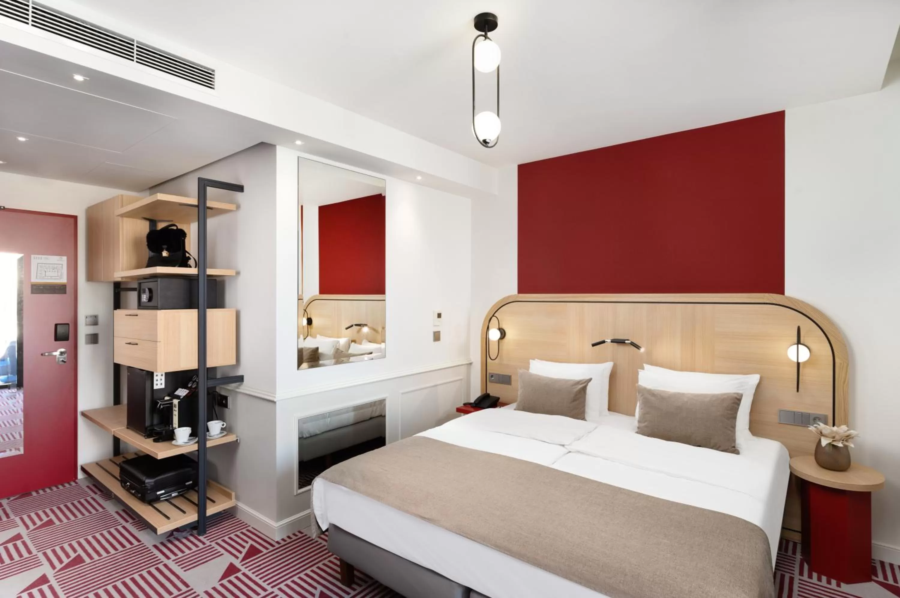 Bedroom, Bed in Hotel Oktogon Haggenmacher by Continental Group