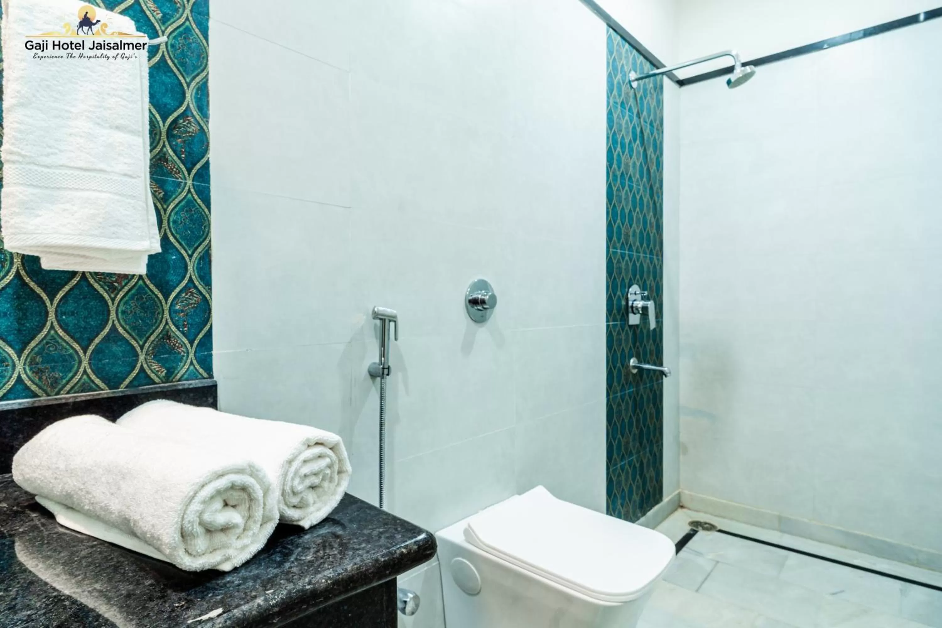 Shower in Gaji Hotel Jaisalmer