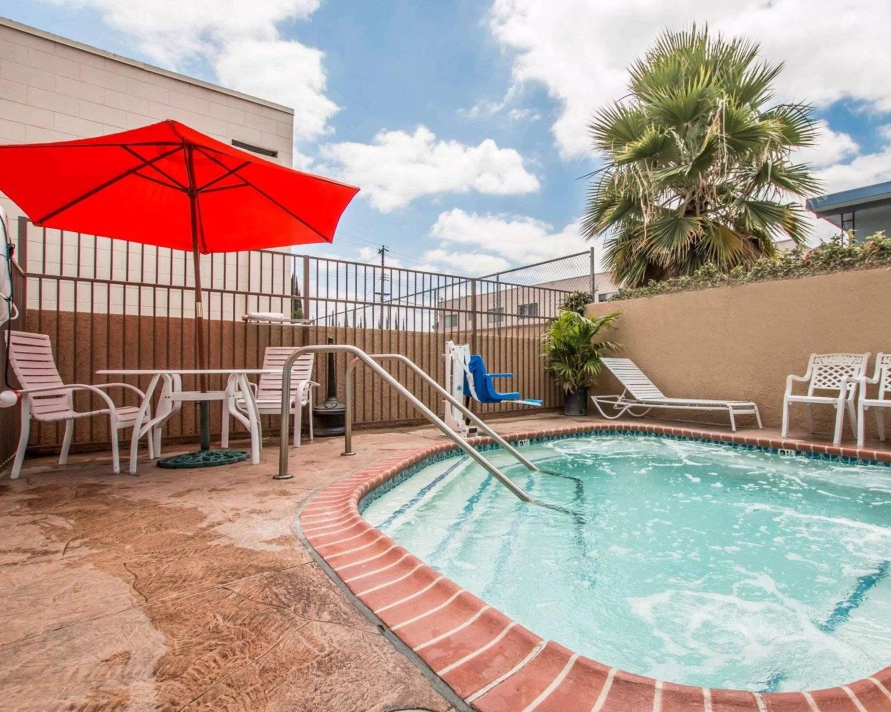 On site in Quality Inn Downey