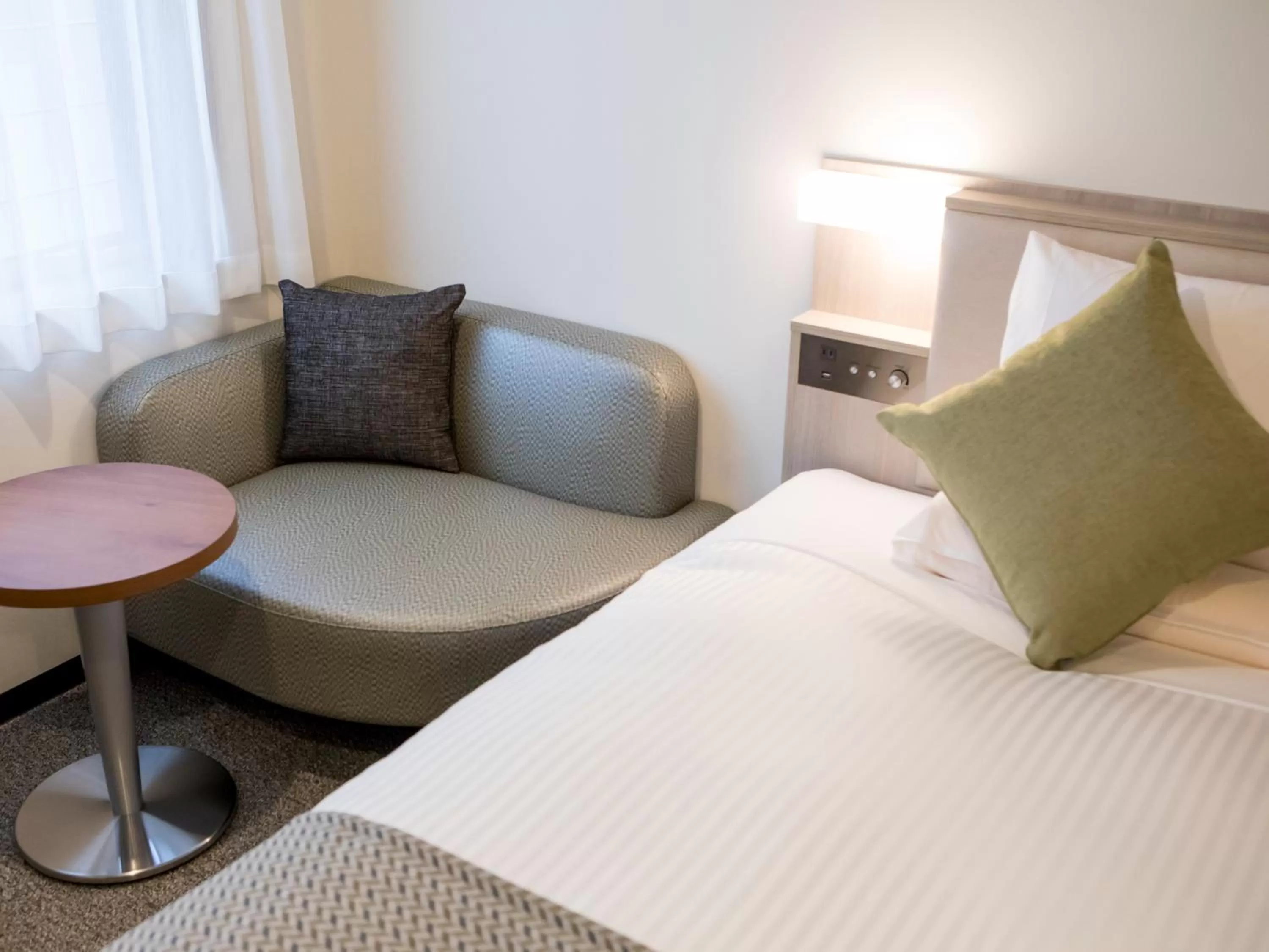 Photo of the whole room, Bed in HOTEL MYSTAYS Midosuji Honmachi