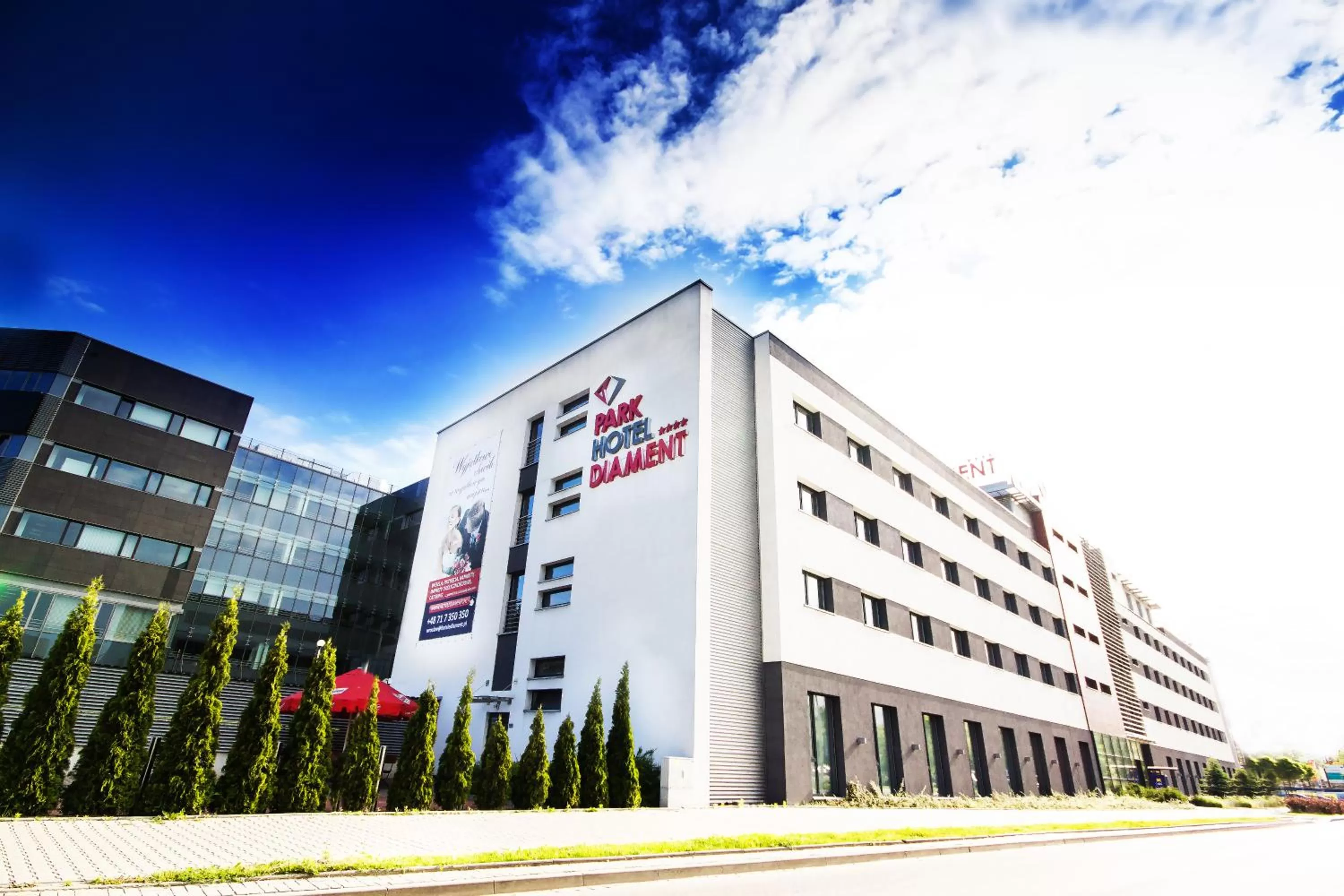 Property building in Park Hotel Diament Wroclaw