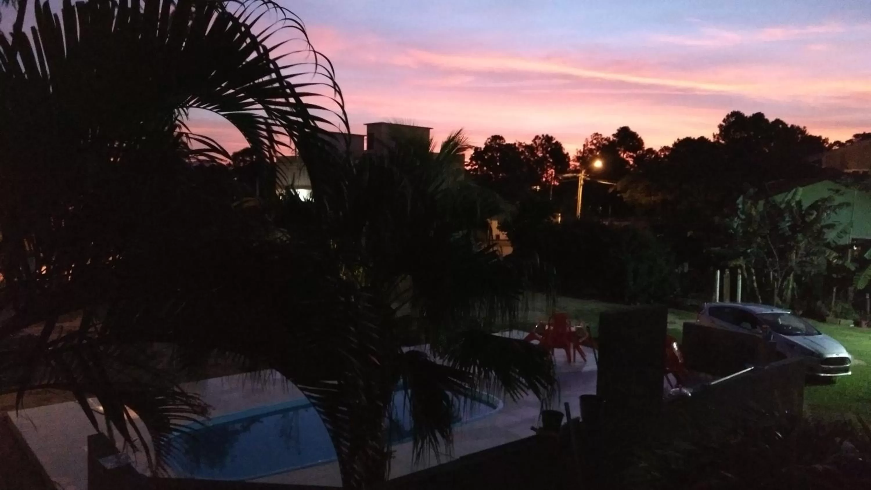 Garden view in Pousada Santa Genoveva campeche