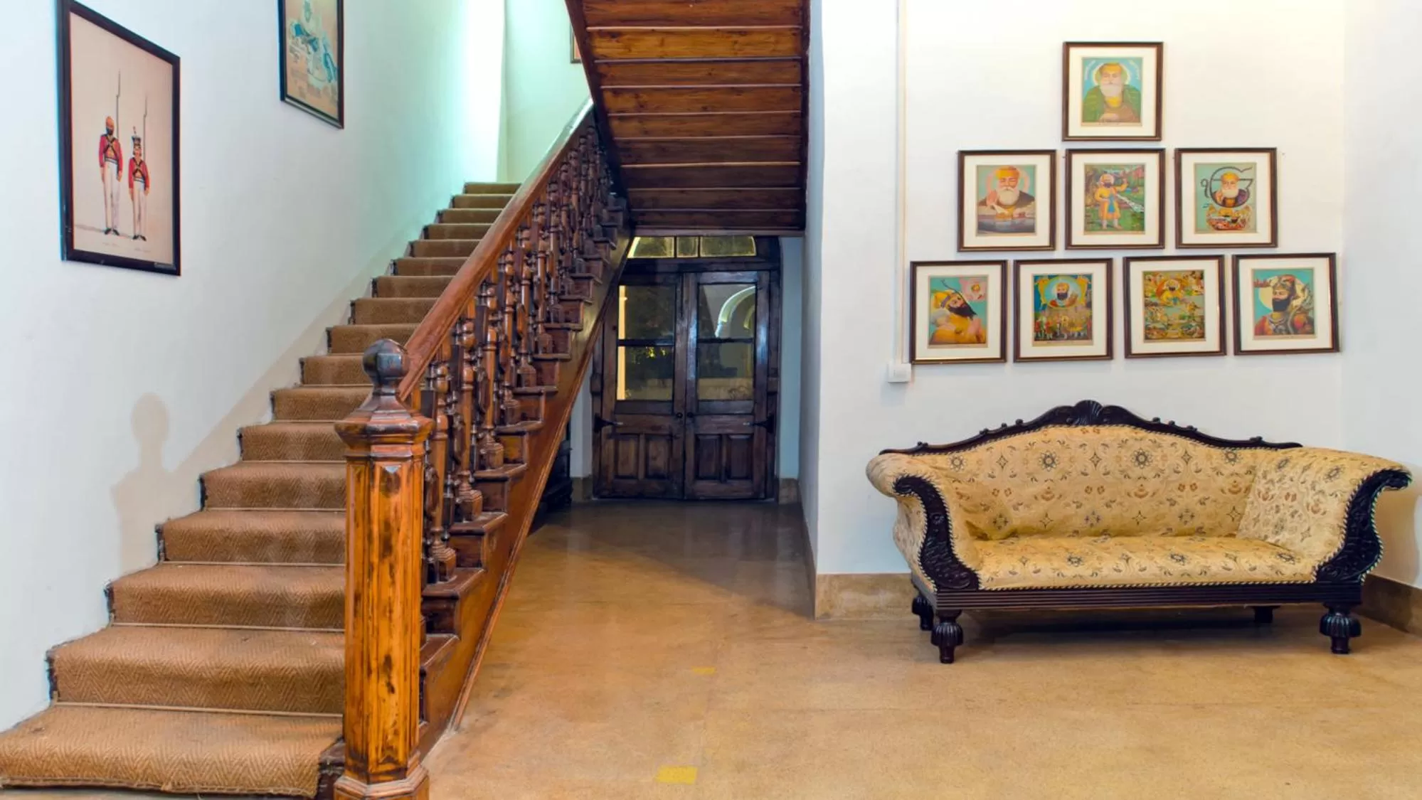 Lobby or reception in Neemrana's - Baradari Palace