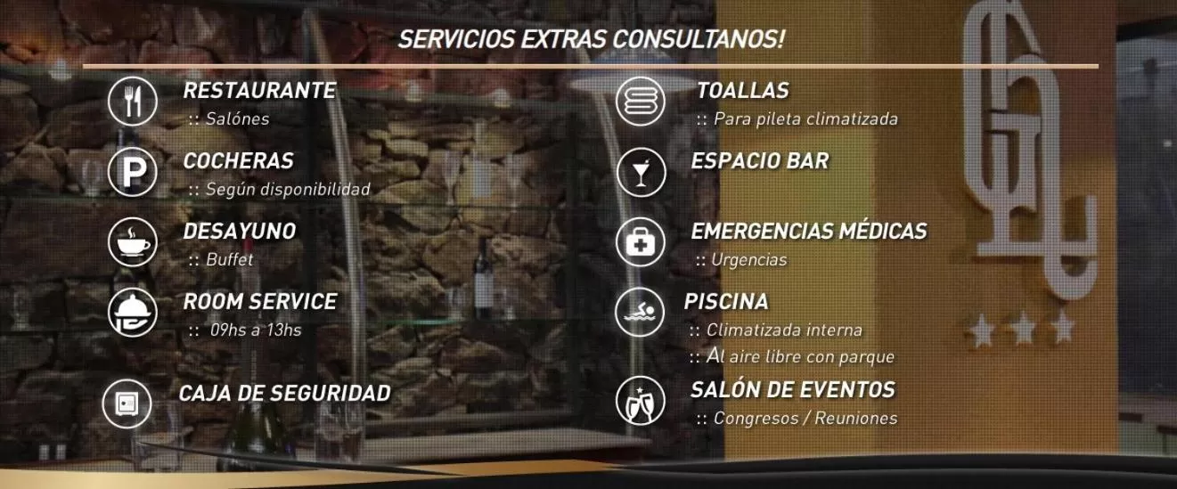 Logo/Certificate/Sign in Gran Lourdes Hotel by CPH