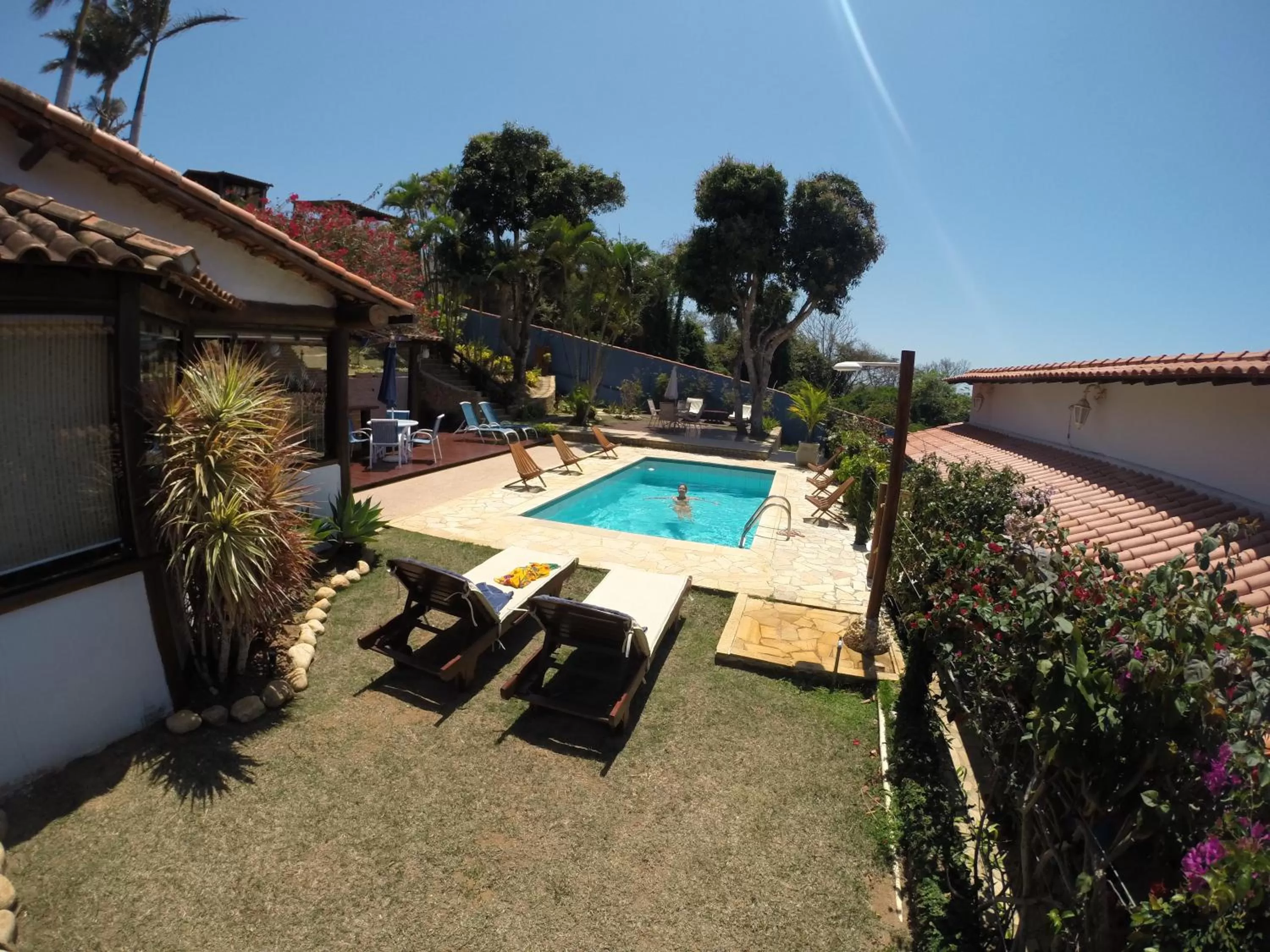 Garden in Pousada Akaroa