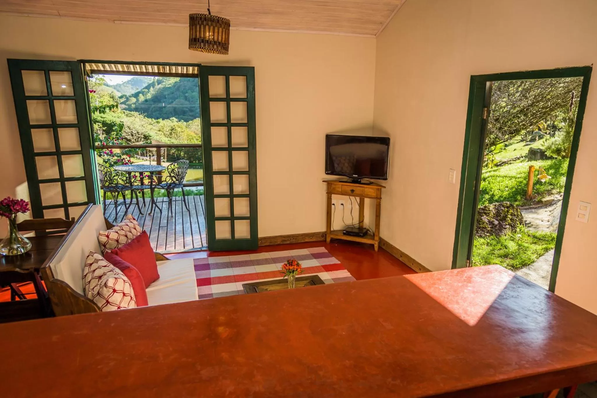 Lake view in Pousada Serra do Luar