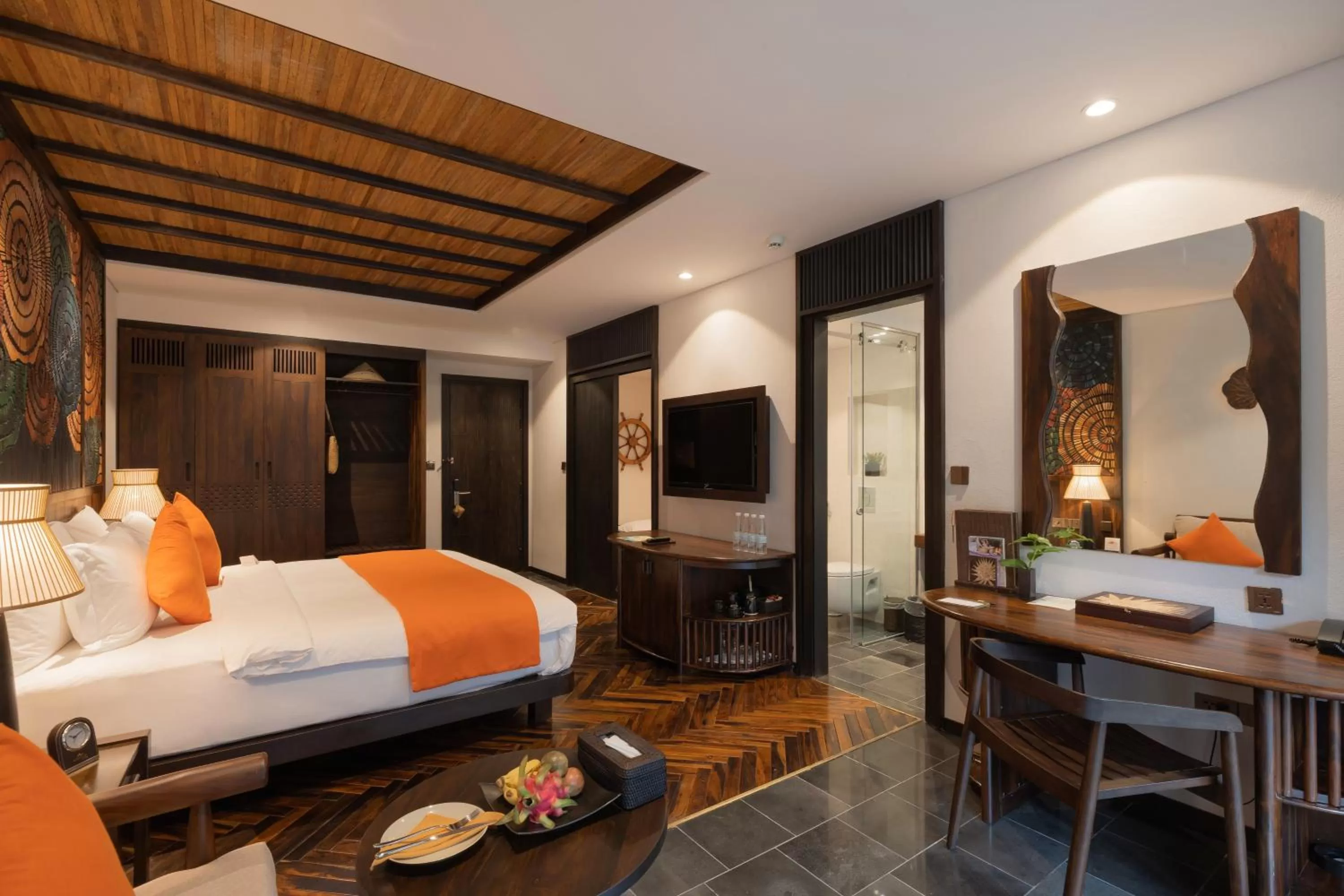 Shower, Bed in Amiana Resort Nha Trang
