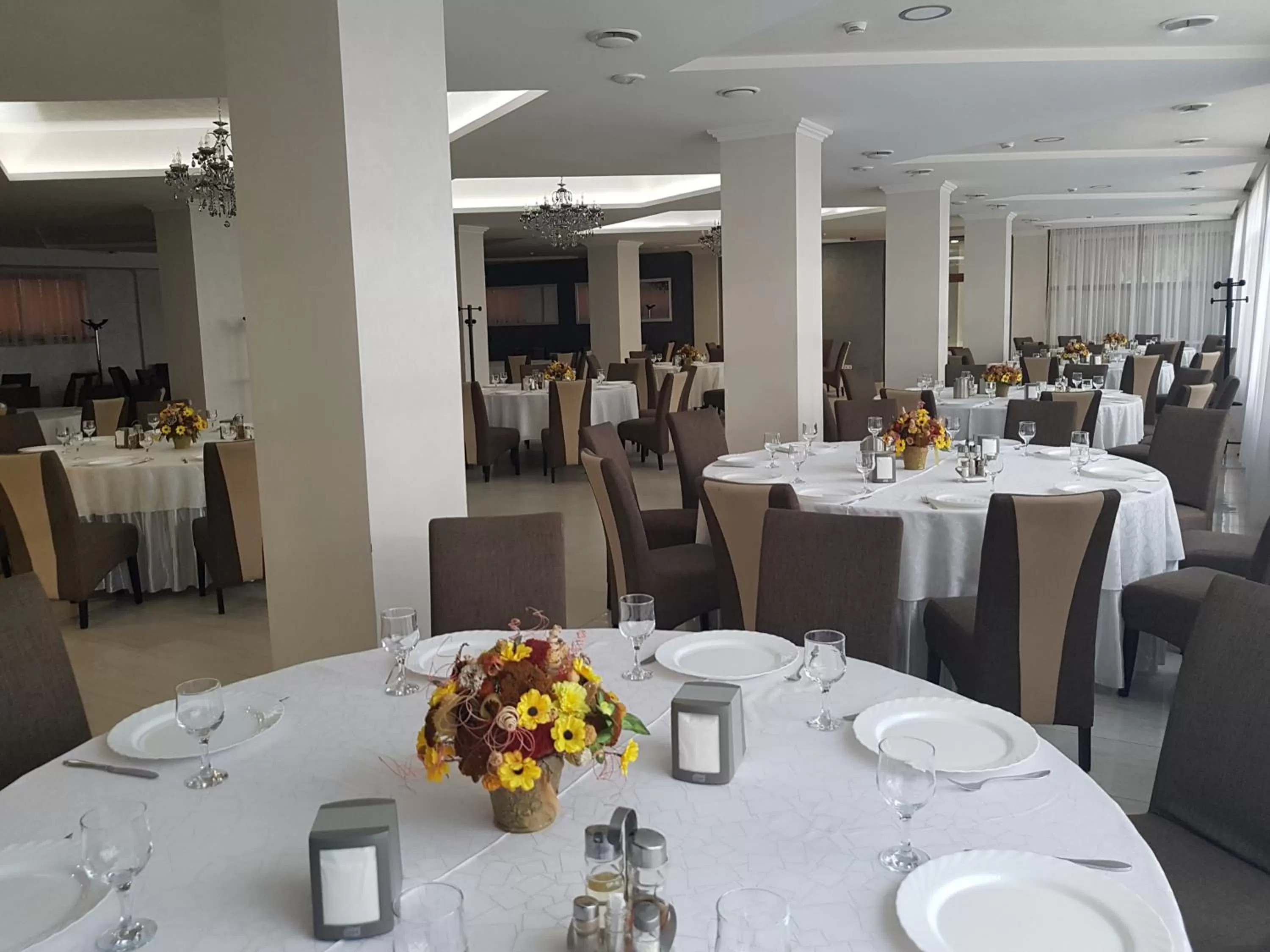 Dining area in Hotel Edelweiss