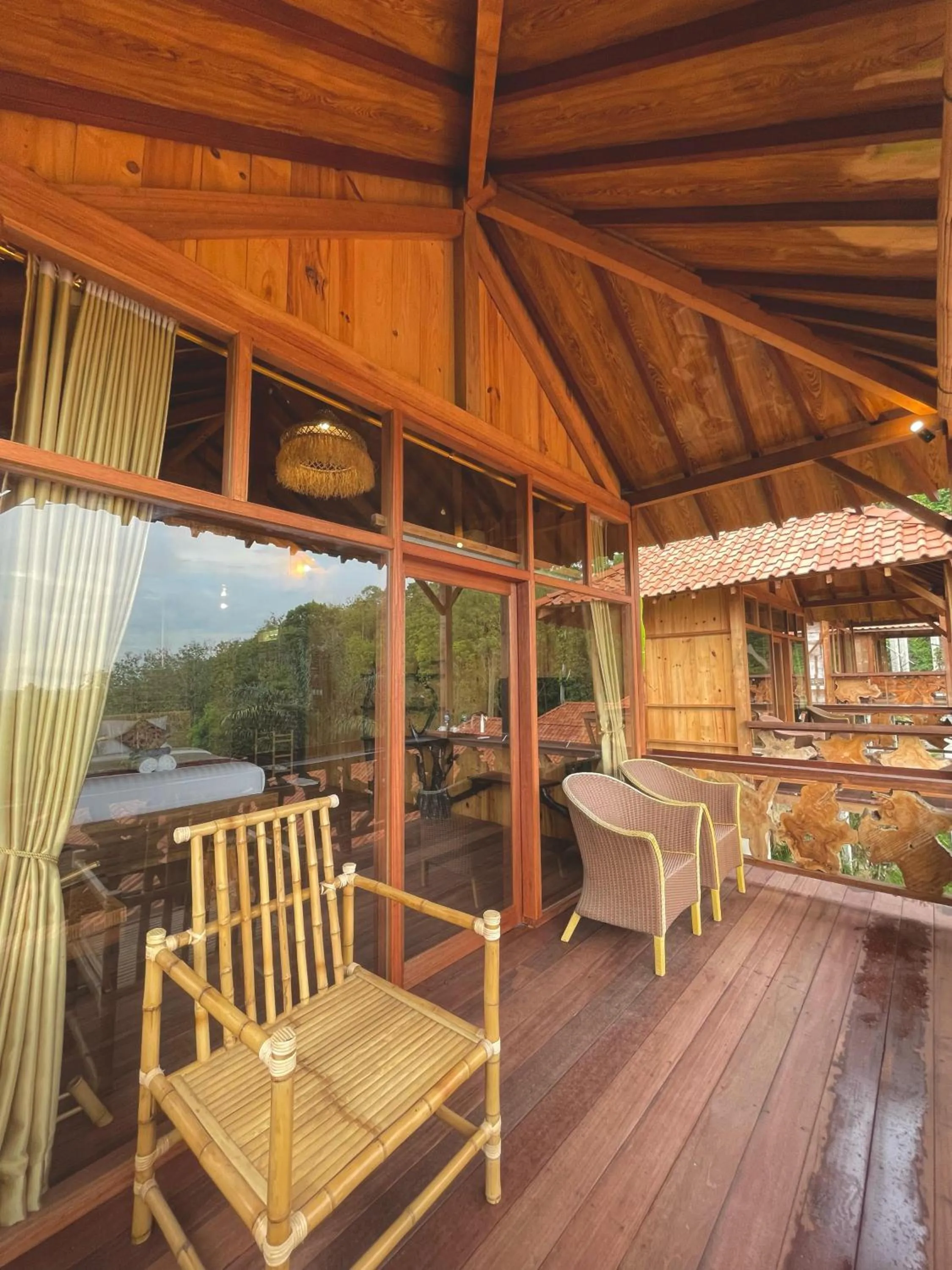 Balcony/Terrace in Rajaklana Resort and Spa