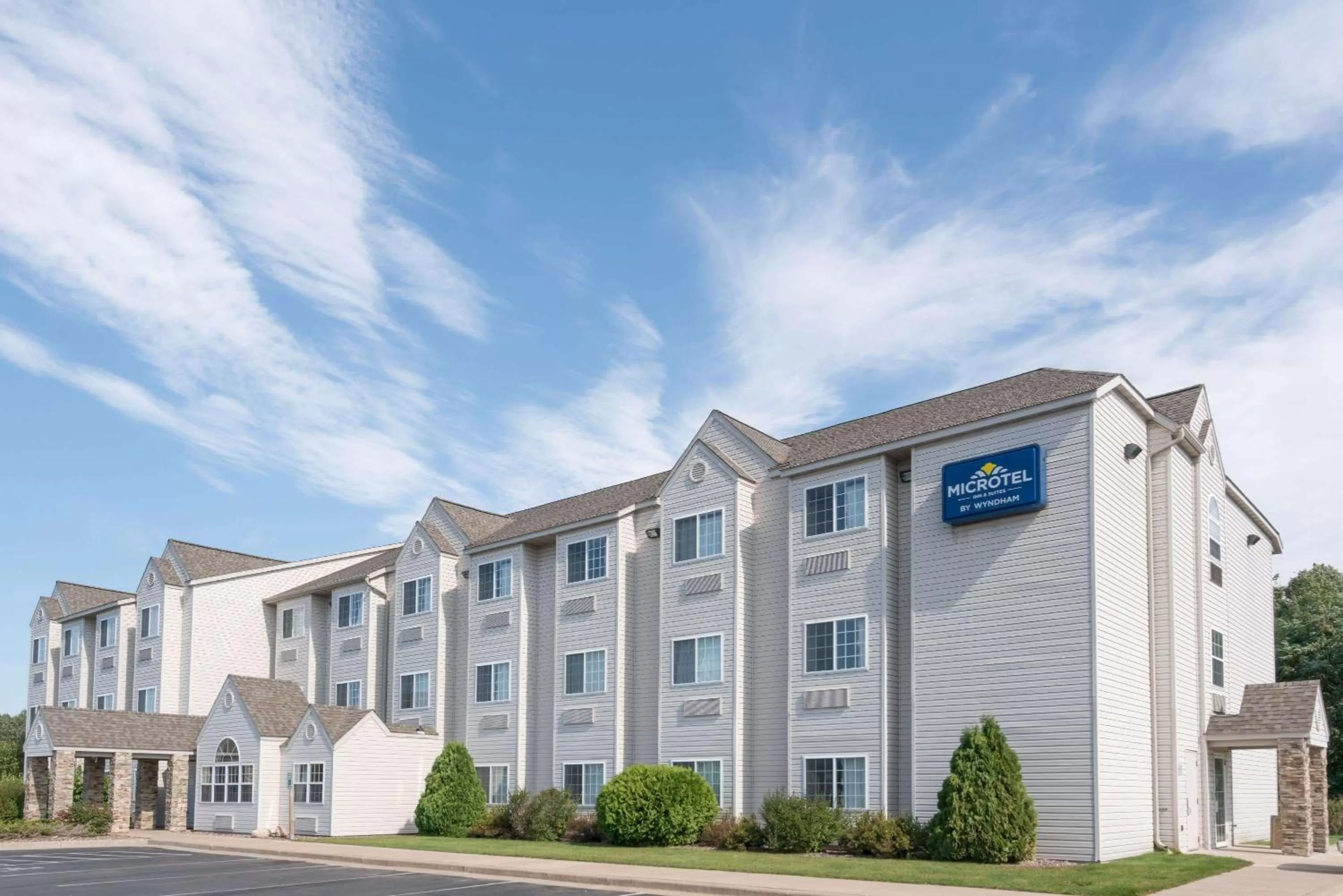 Property building in Microtel Inn & Suites by Wyndham Rice Lake