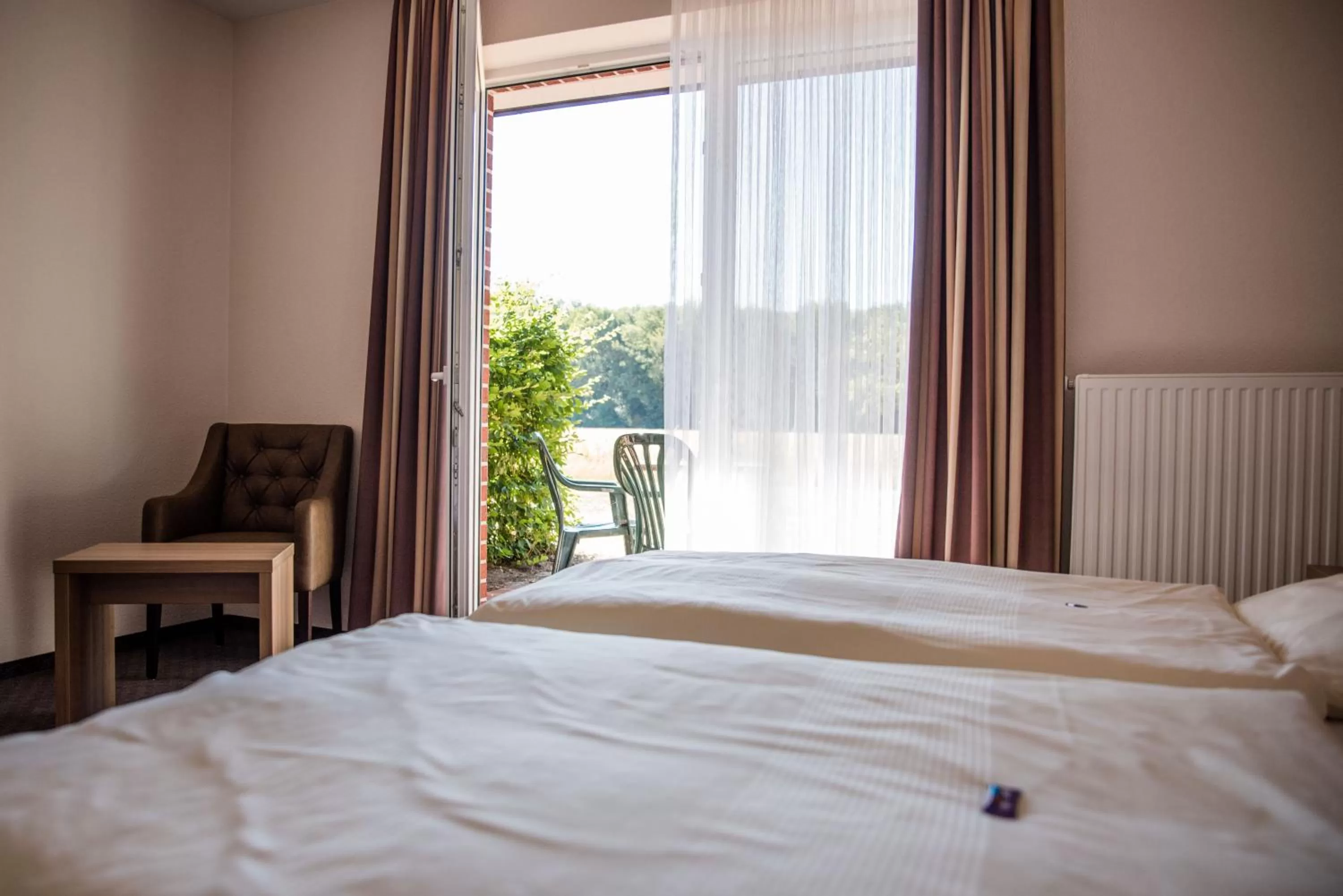 Bed in Hotel Heilemann