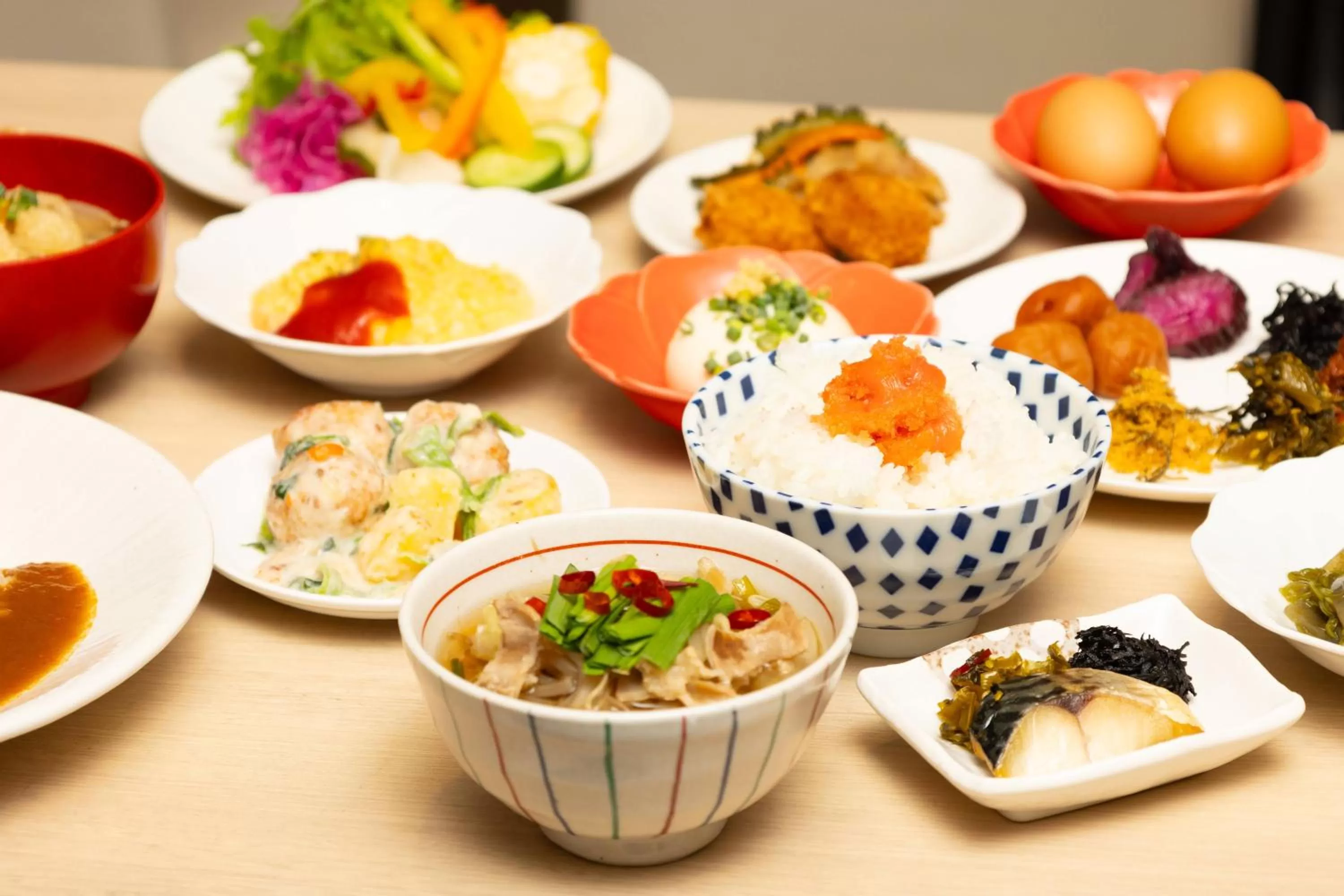 Breakfast in Shizutetsu Hotel Prezio Hakataekimae