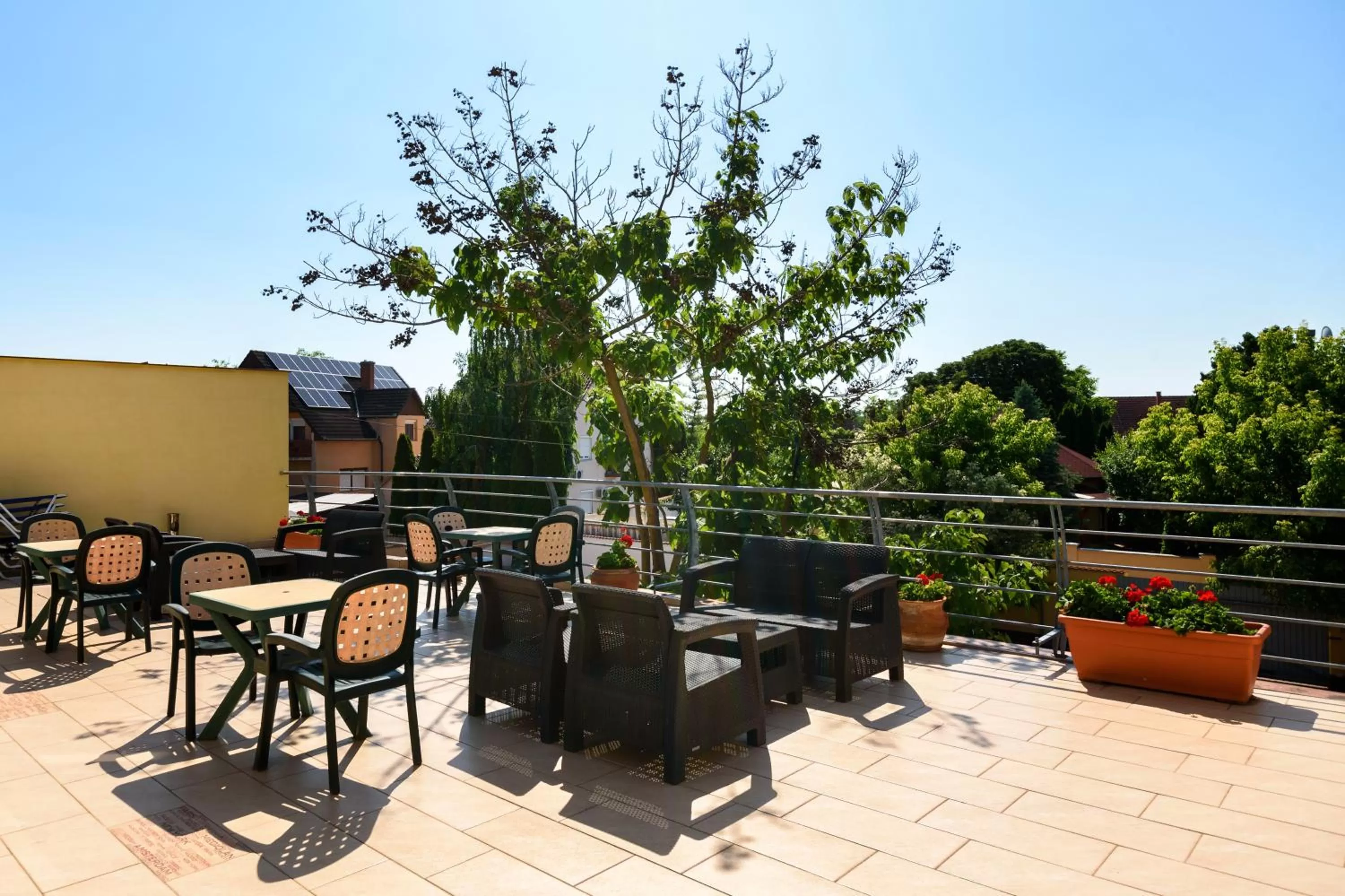 Balcony/Terrace in Hotel Négy Évszak
