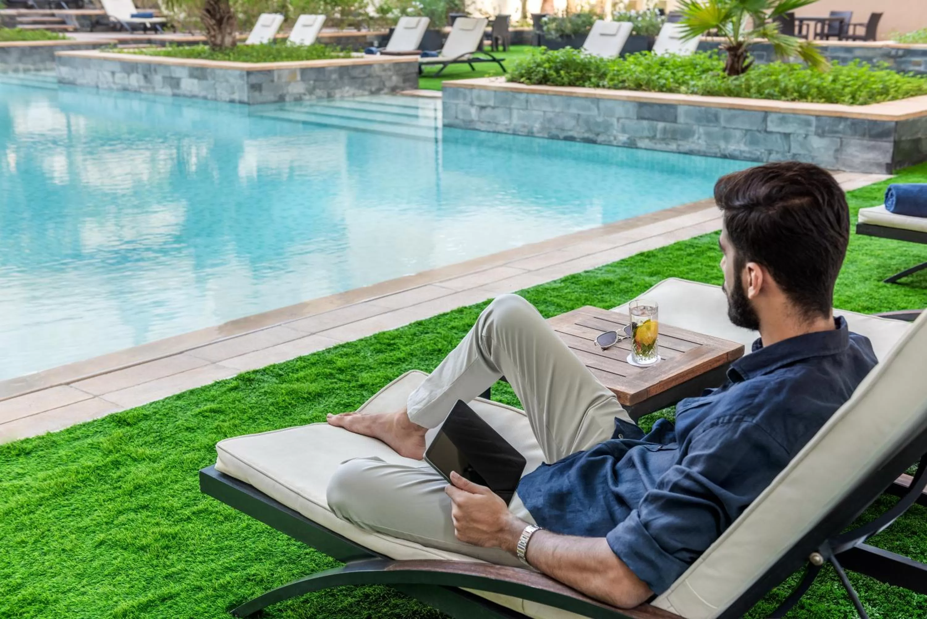 Pool view in The H Dubai