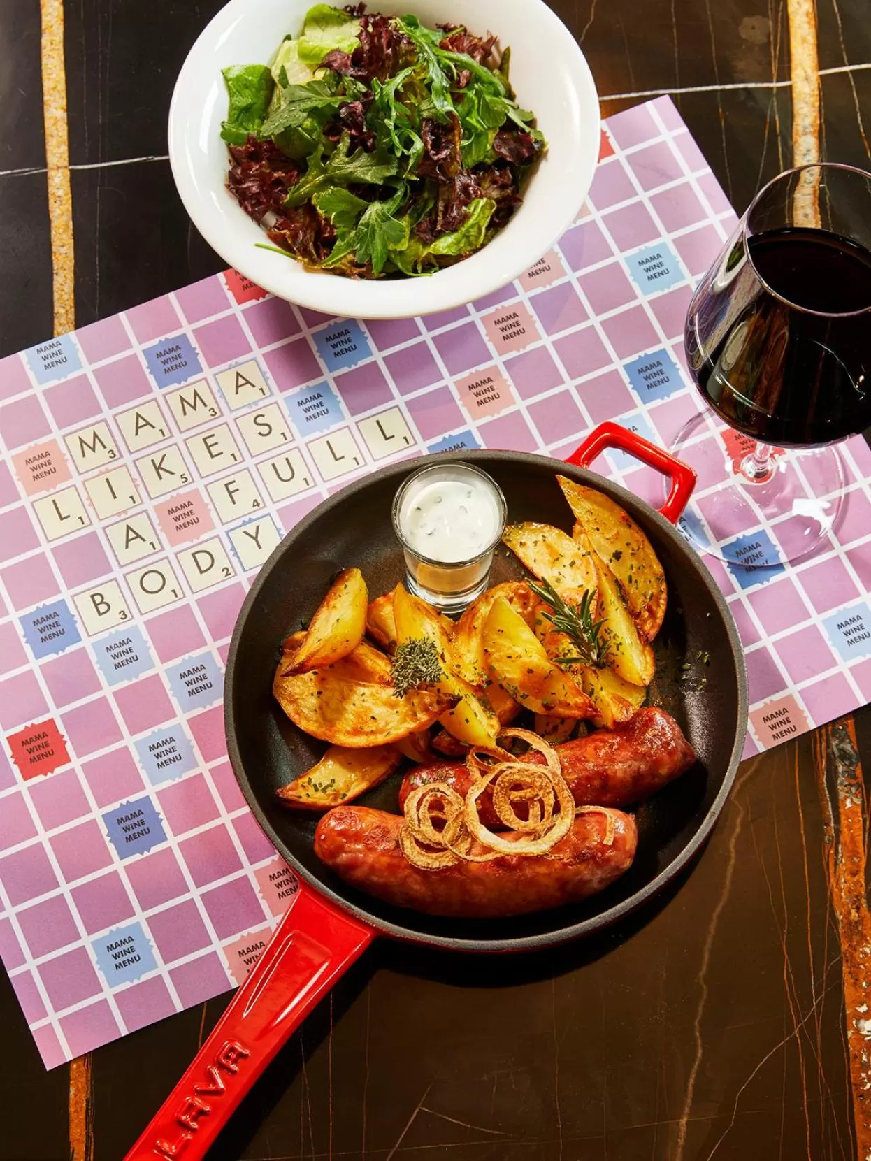 Food in Mama Shelter Belgrade