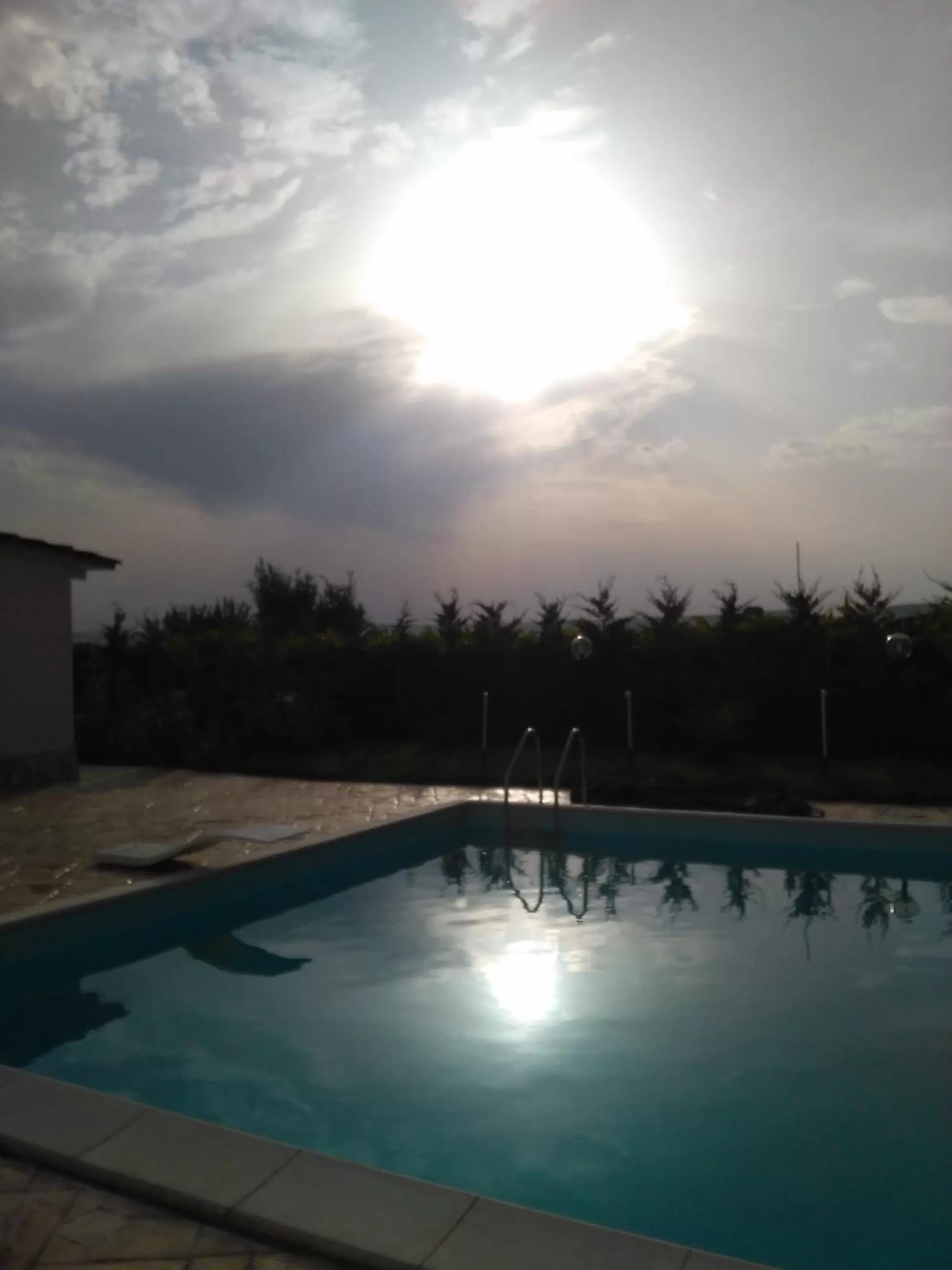 Pool view in B&B Posta Piana