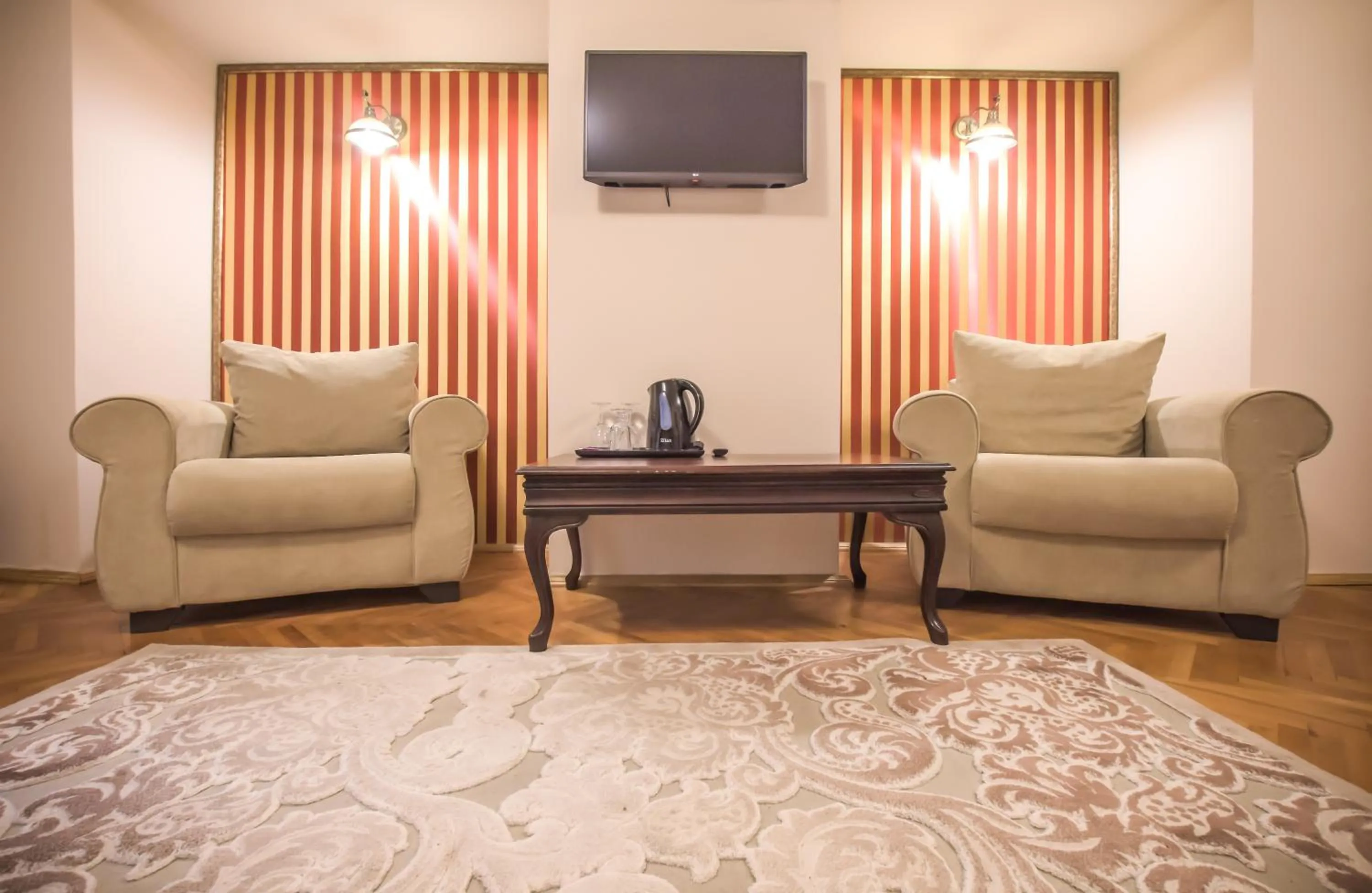 Seating area in Safrano Palace