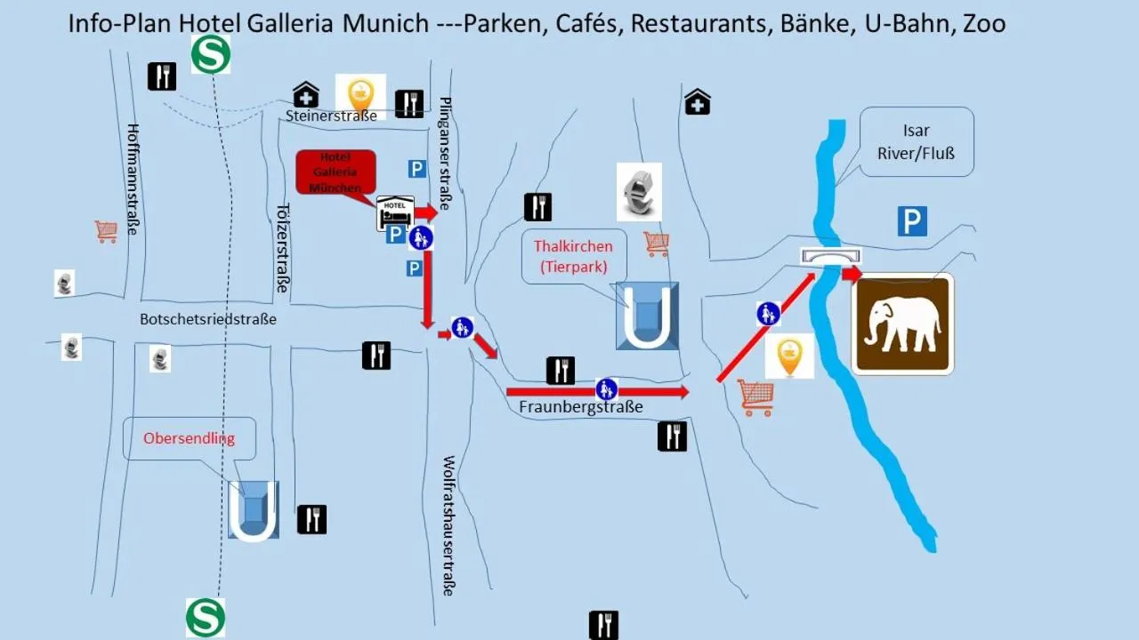 Restaurant/places to eat in Hotel Galleria