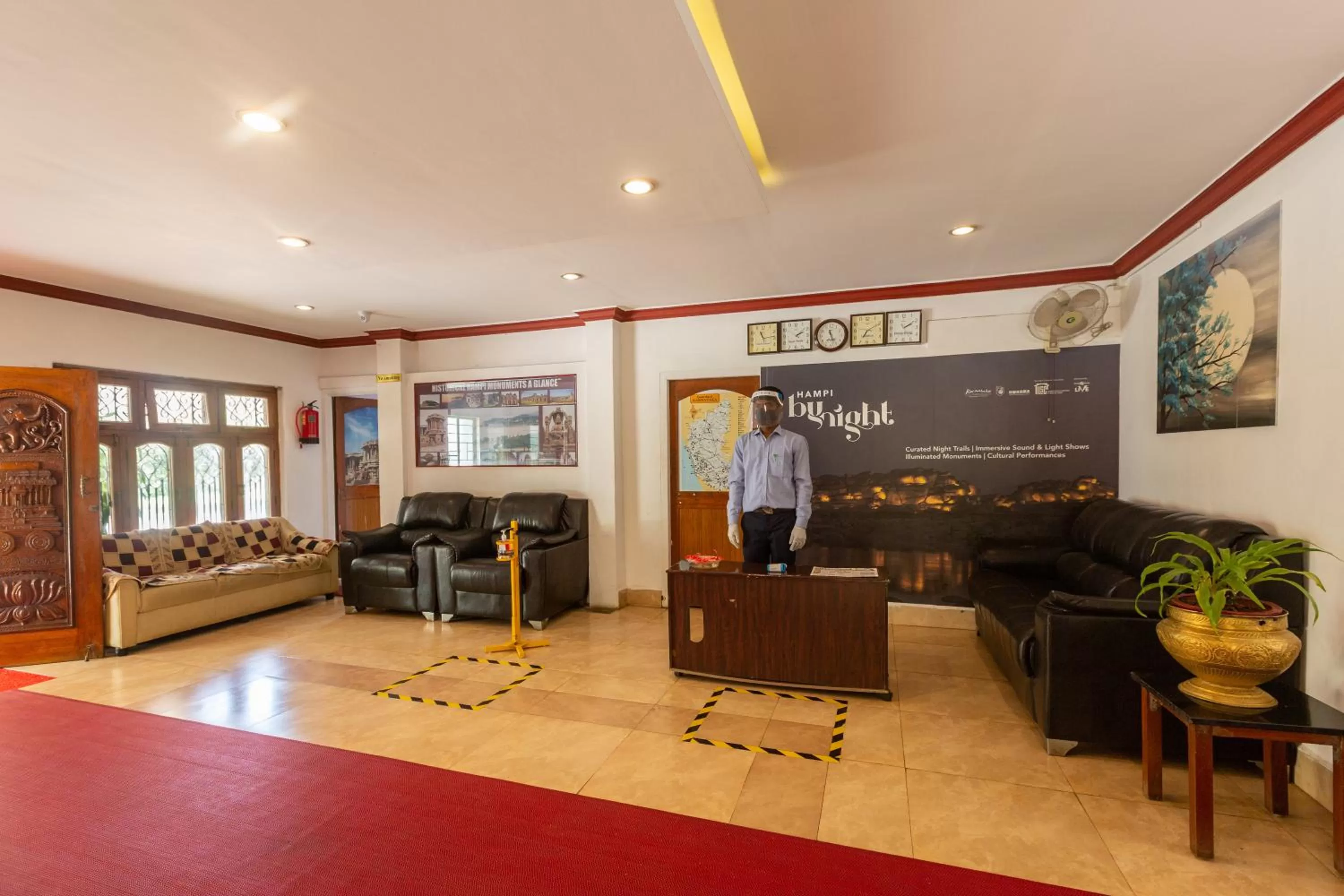 Lobby/Reception in KSTDC Hotel Mayura Bhuvaneshwari Kamalapur