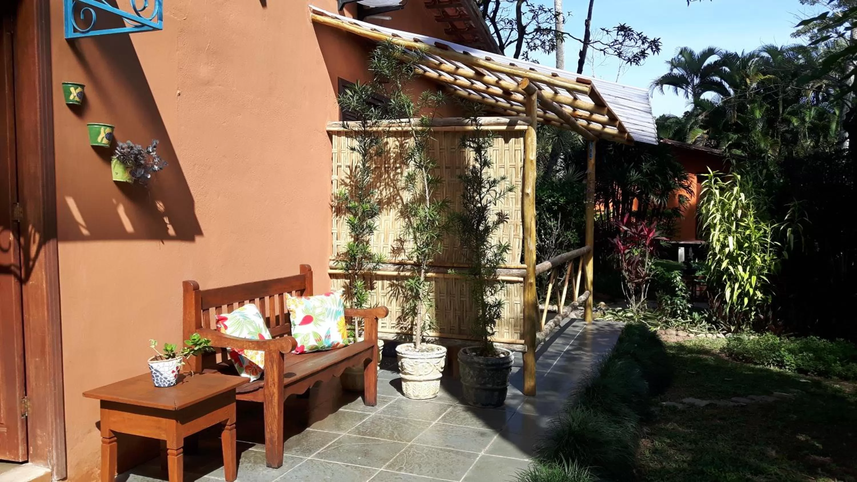 Garden in Pousada Canto Bella Terra