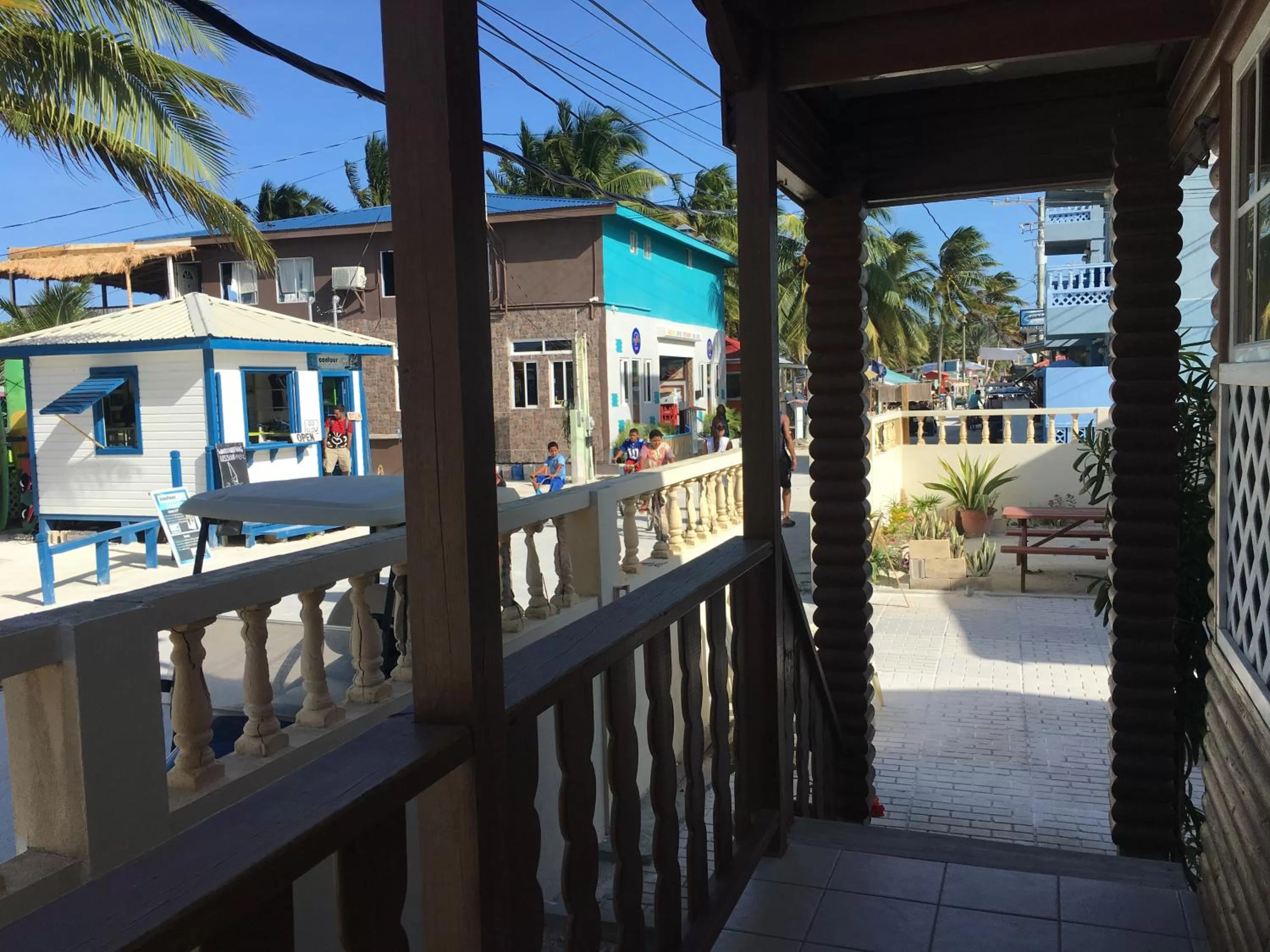 Patio in Blue Wave Guest House