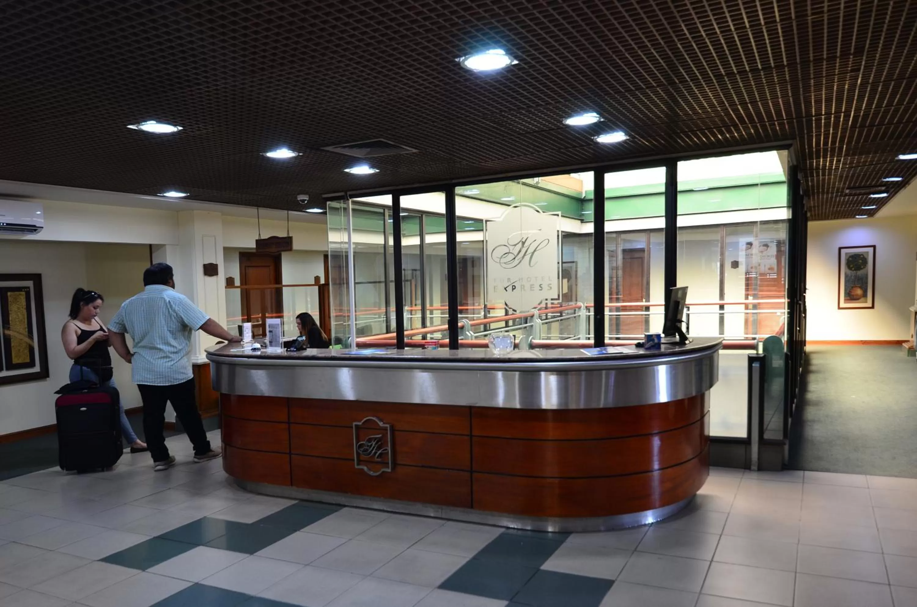 Lobby or reception in Tur Hotel Santiago