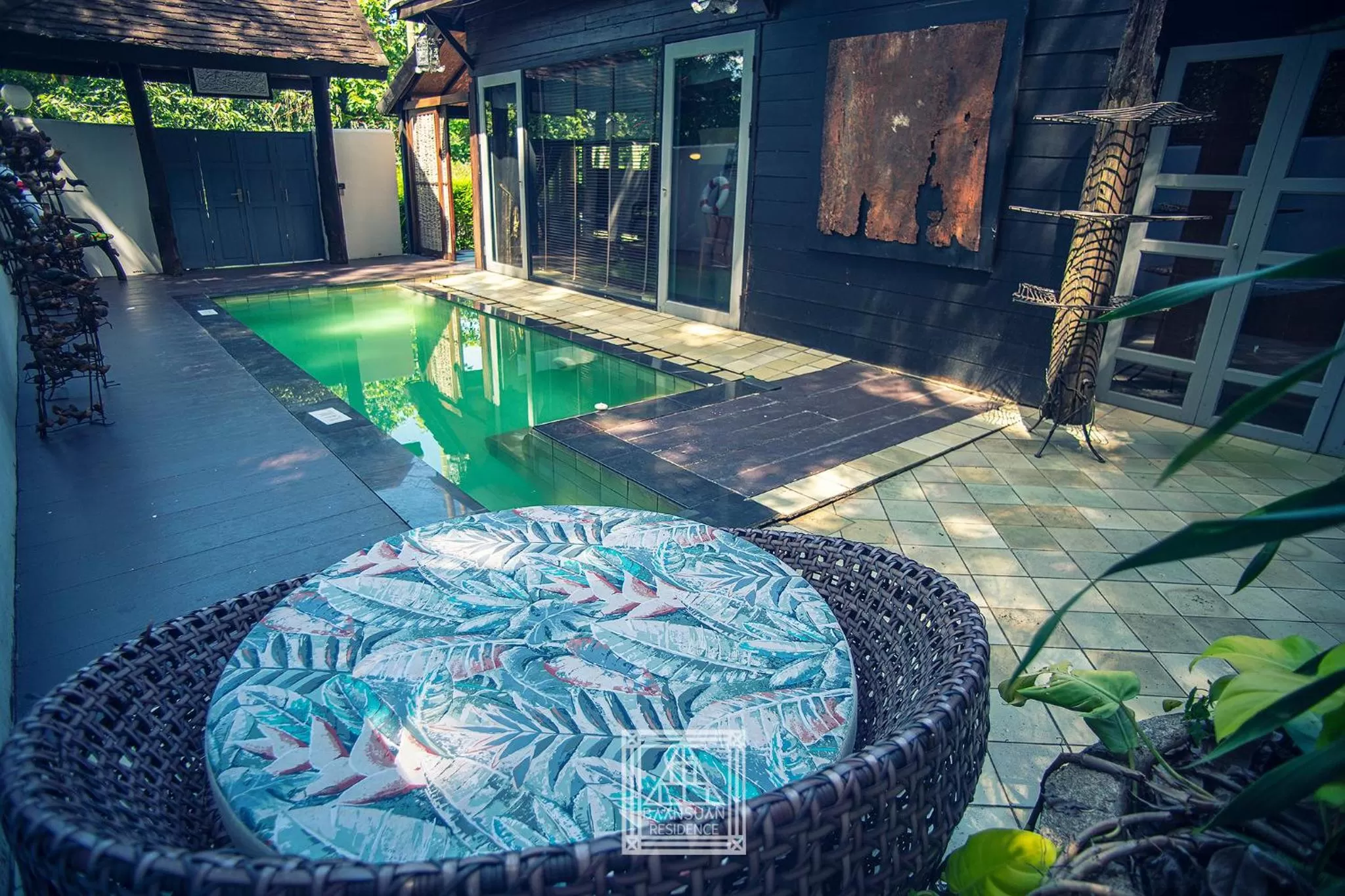 Swimming pool in Baan Suan Residence เฮือนพักบ้านสวน