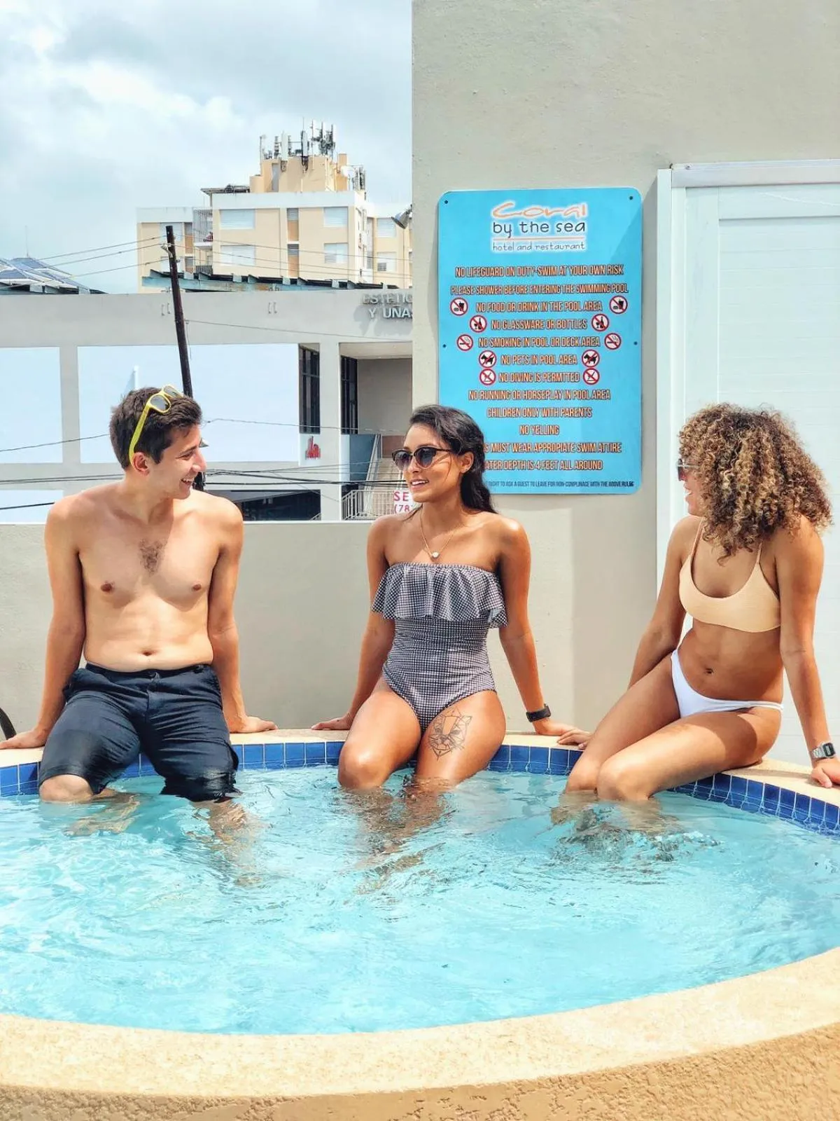 People in Coral by the Sea