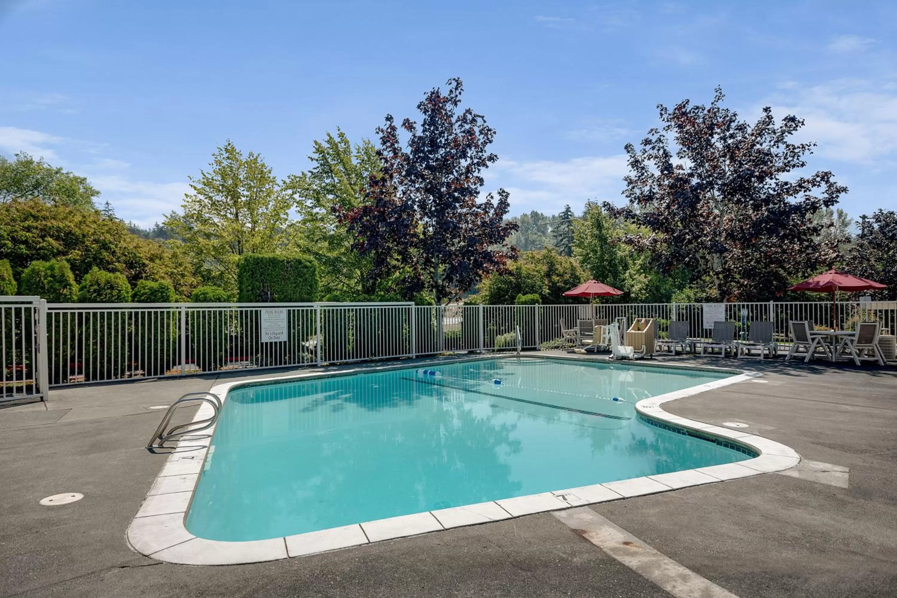 Swimming pool in Motel 6-Bellingham, WA