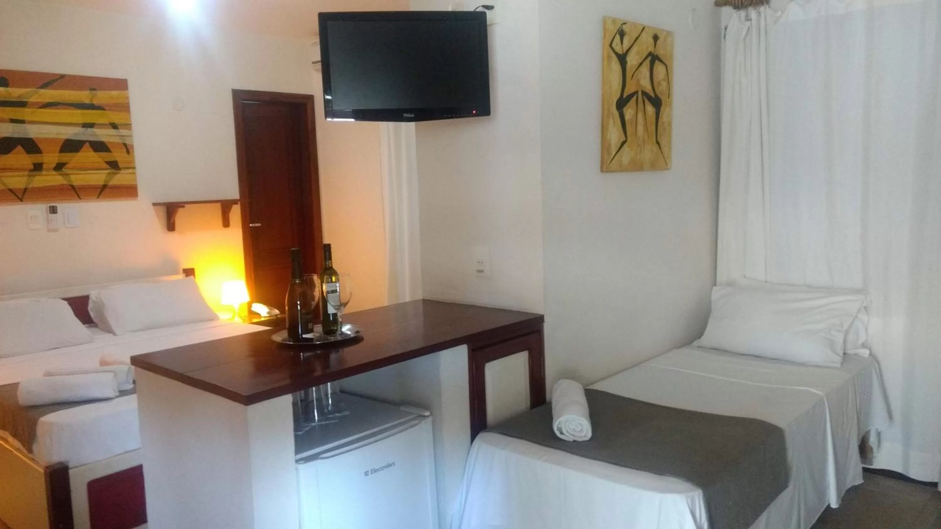 Bed in Hotel Pousada Salvador Paradise