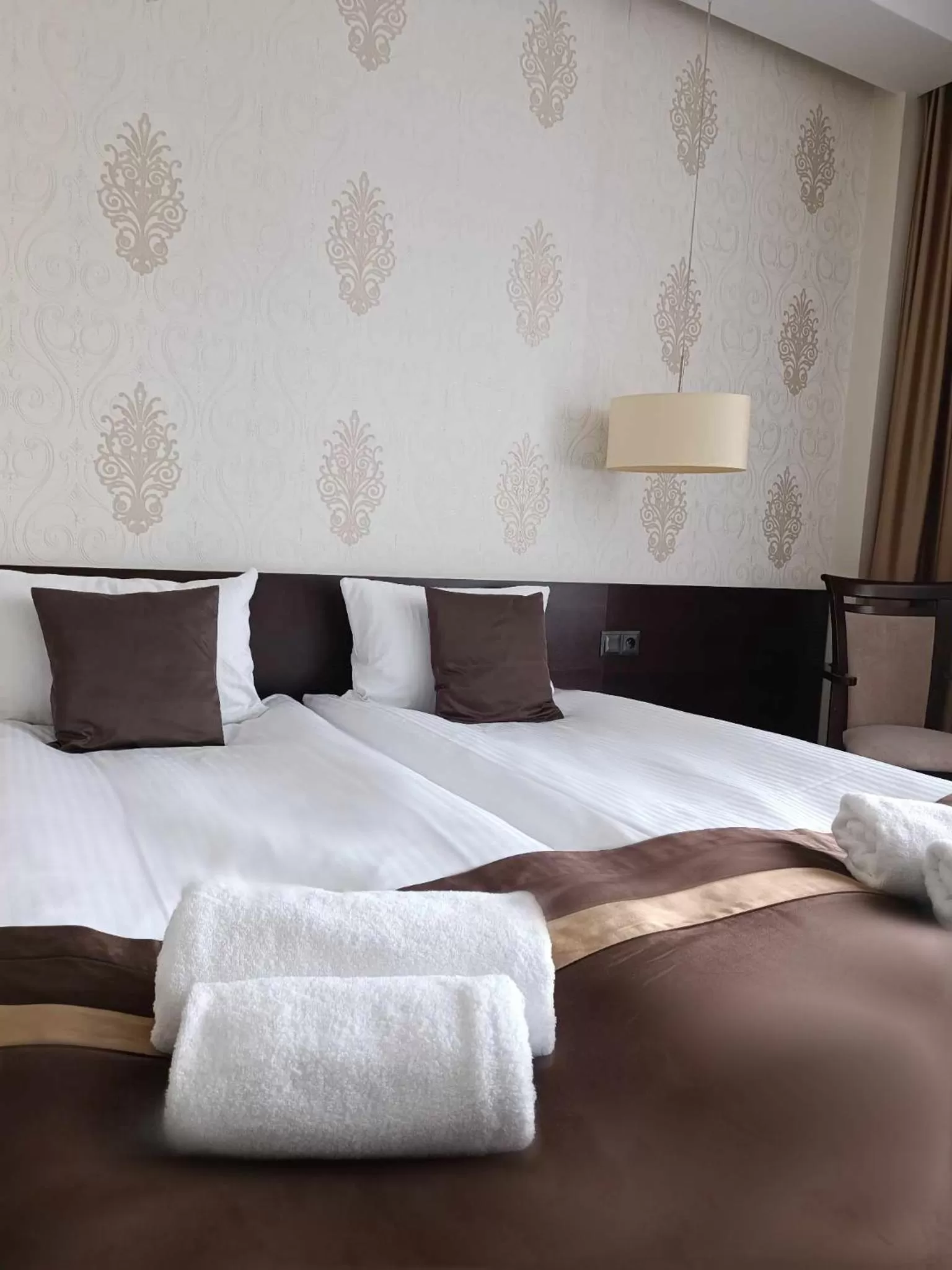 Bed in Hotel Maraton