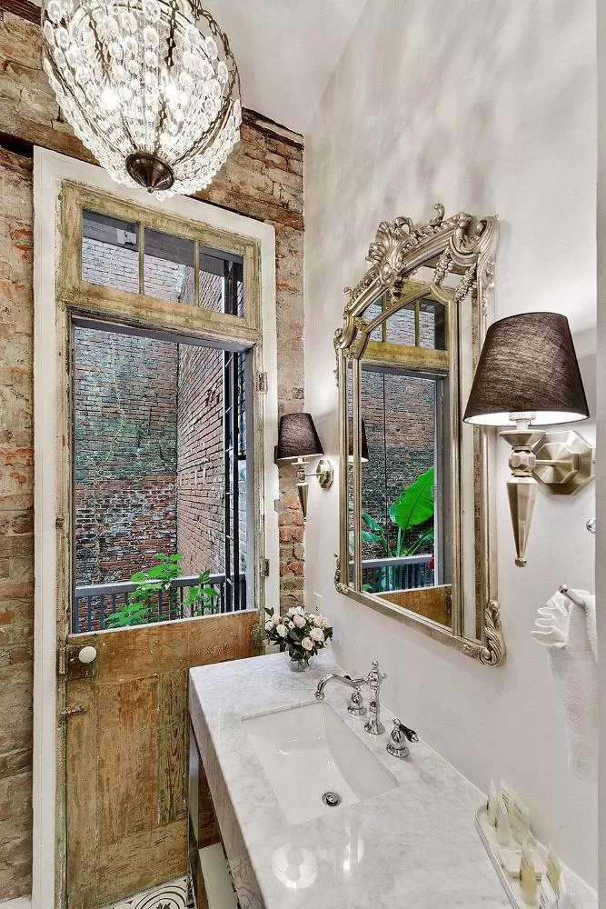 Bathroom in French Quarter Mansion