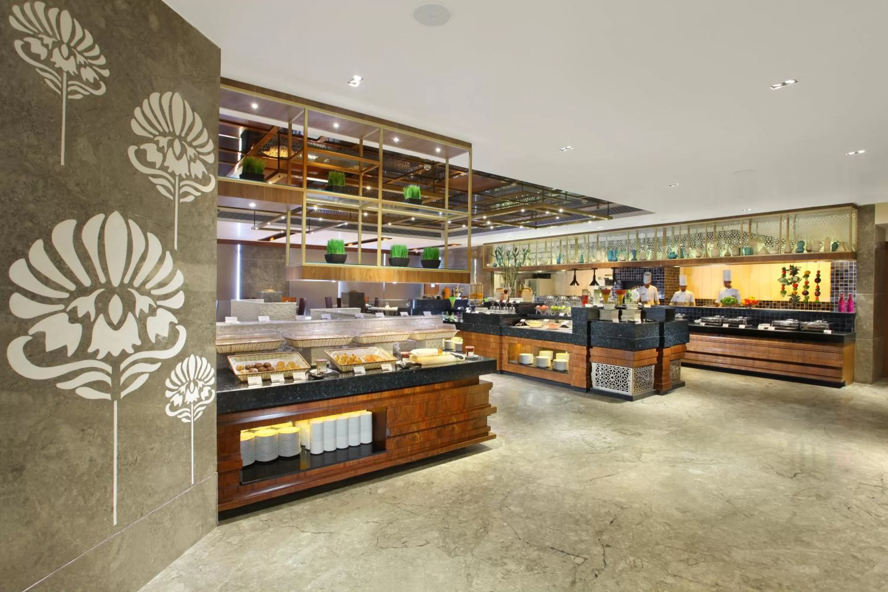 Buffet breakfast in Radisson Blu Jammu