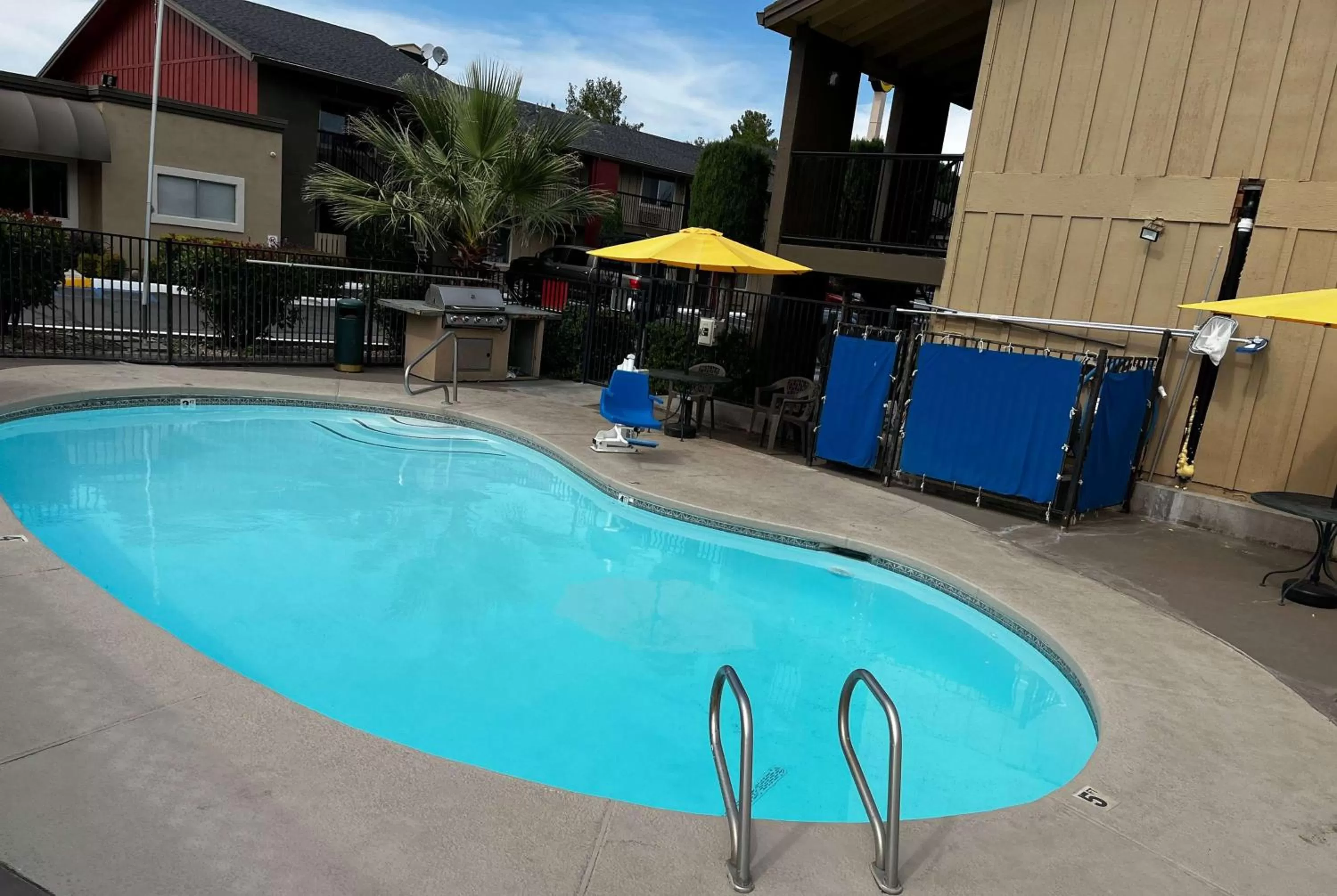 Pool view in Super 8 by Wyndham Red Bluff